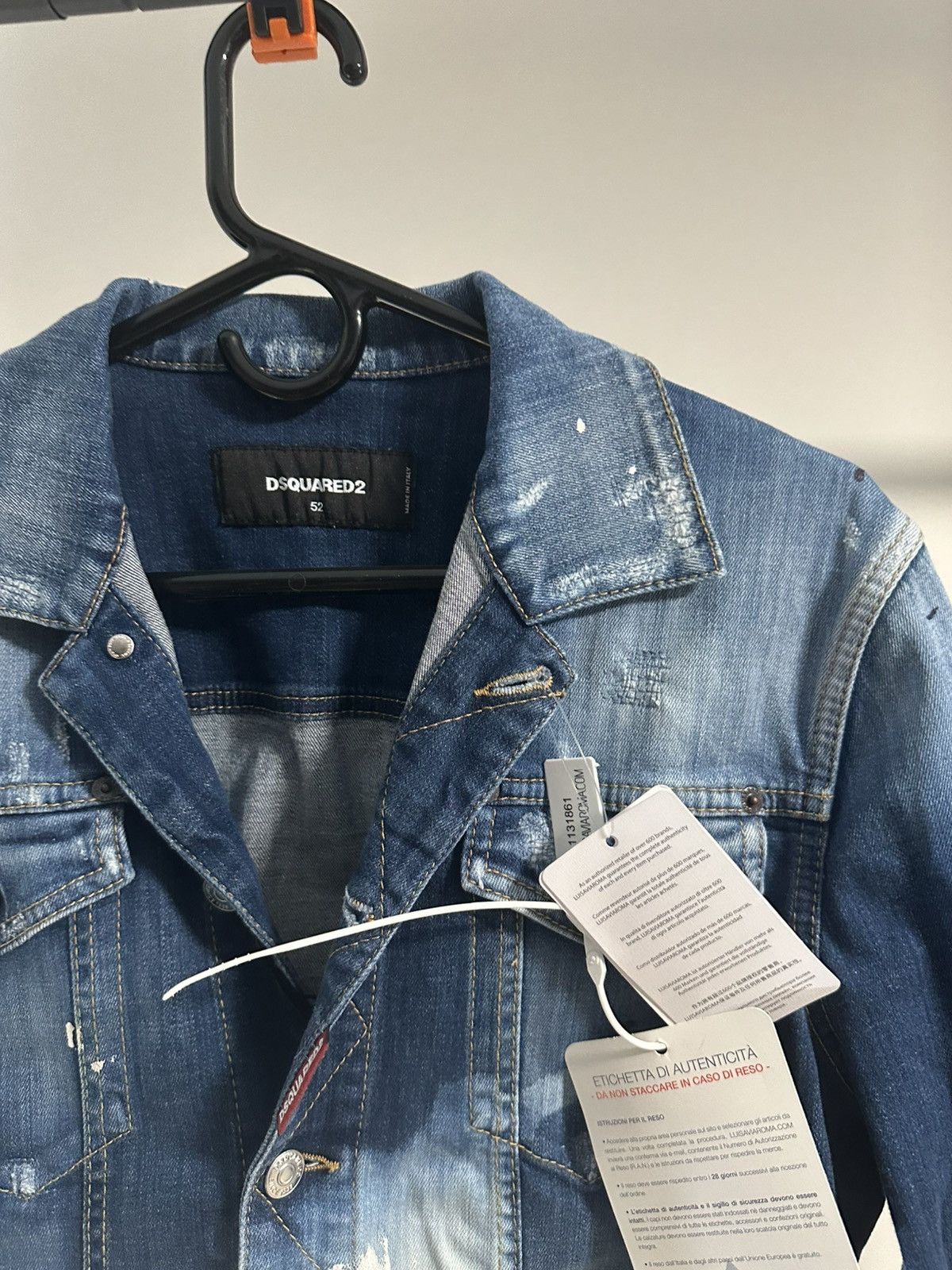 Dsquared2 DSquared2 Denim Painters Denim Jacket Size US L / EU 52-54 / 3 - 6 Thumbnail