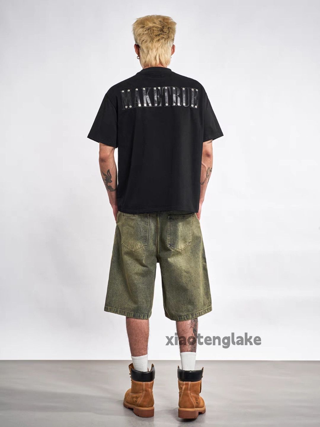 Designer Unisex outdoor utility punk yuppie baggy cargo shorts Size US 34 / EU 50 - 9 Thumbnail