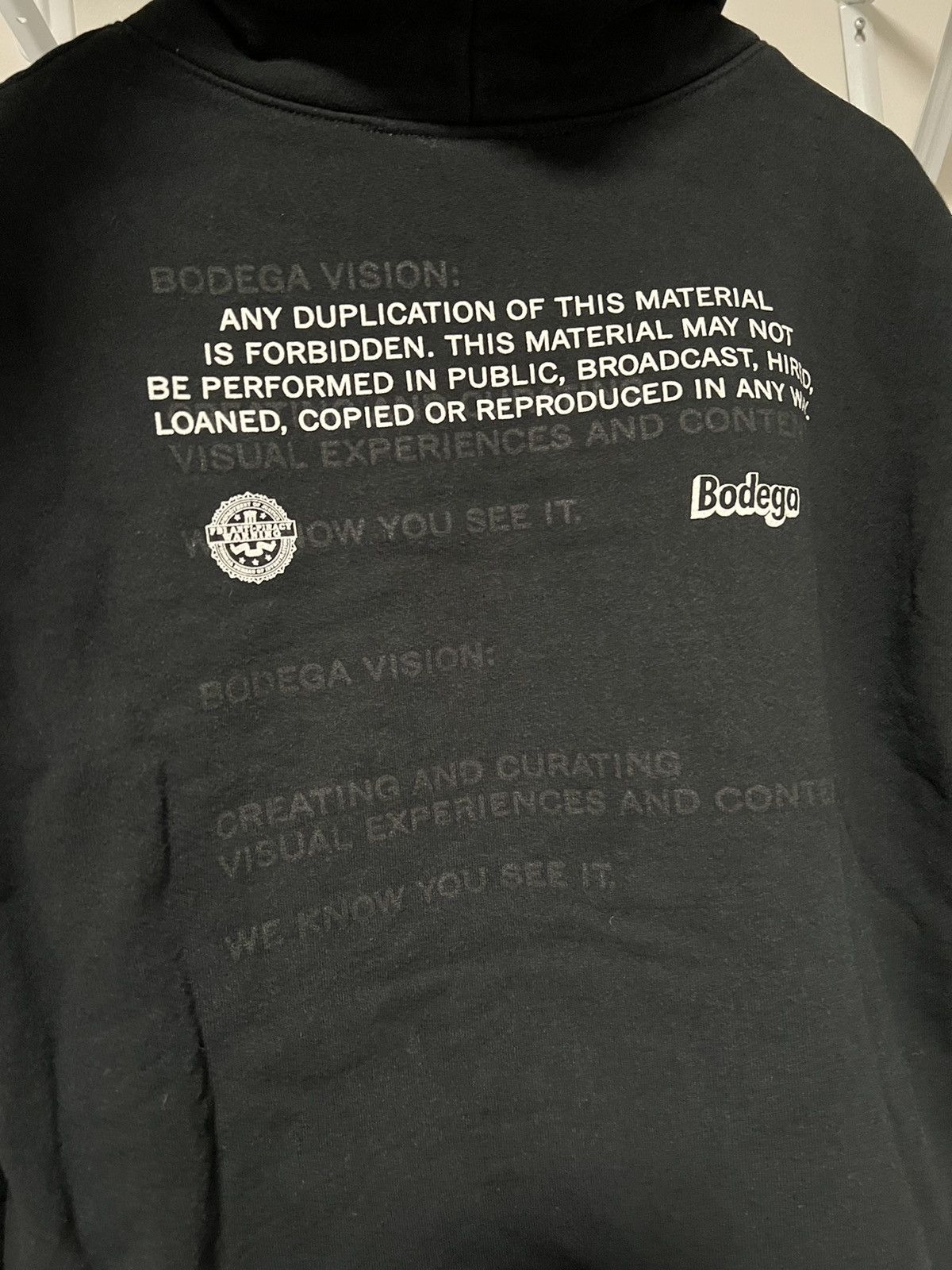 Bodega Bodega Vision Heavyweight Hoodie Rarw Size US M / EU 48-50 / 2 - 5 Thumbnail