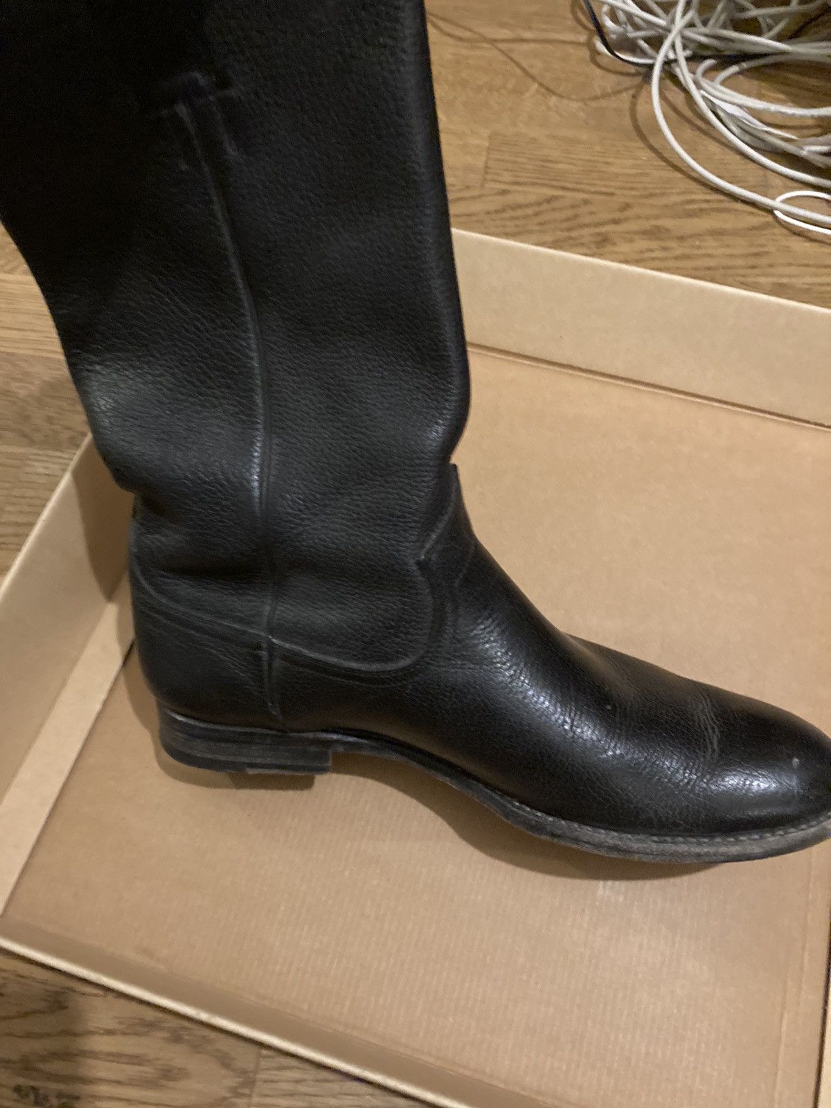 image of Paul Smith Motor Cycle/roper Boots in Black, Men's (Size 7)