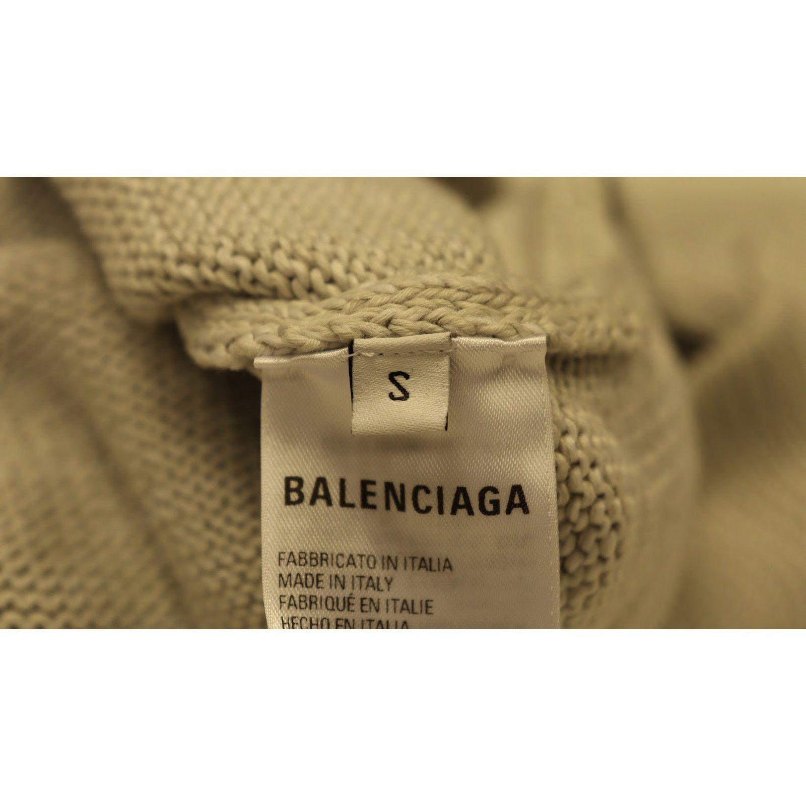 Balenciaga o1rshd1 Crew Neck Sweater in Gray Size US S / EU 44-46 / 1 - 15 Thumbnail