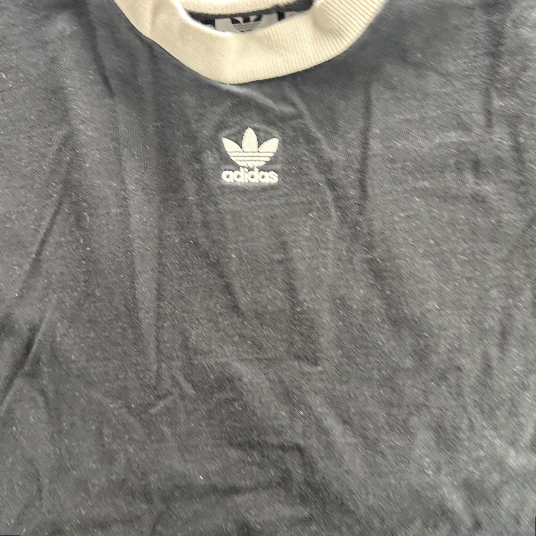 Adidas VINTAGE Adidas Ringer Shirt Men's XL Black White Trefoil Graphic Athletic Casual Size US XL / EU 56 / 4 - 7 Thumbnail