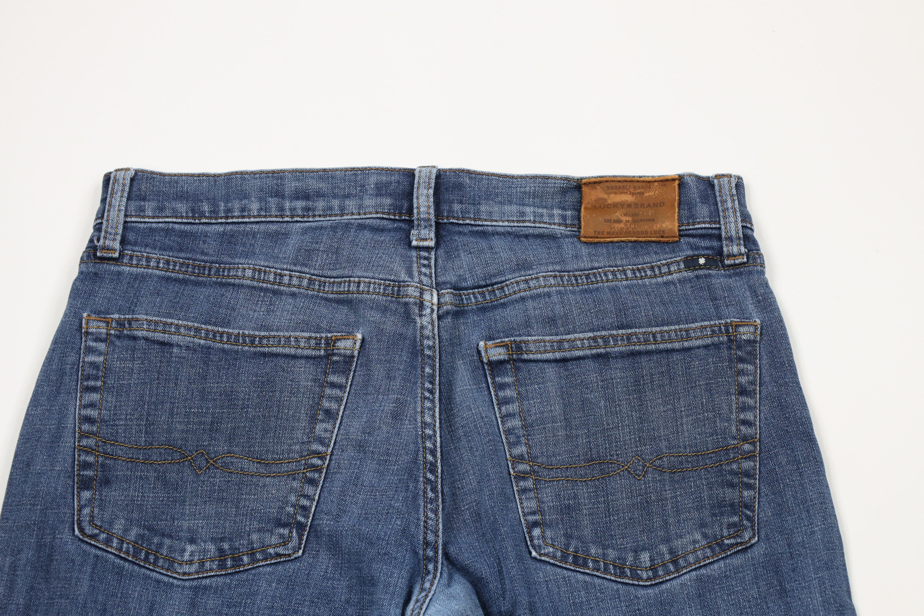 Lucky Brand × Vintage Vintage Y2K Lucky Brand 221 Straight Leg Denim Jeans Blue Size US 32 / EU 48 - 10 Thumbnail