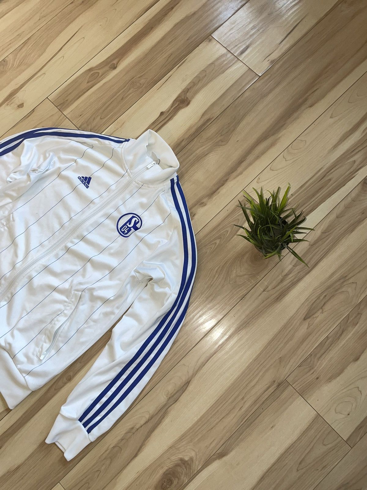Adidas × Vintage Full Zip Sweatshirt Adidas Schalke 04 Vintage 2011 Opium Y2K Size US S / EU 44-46 / 1 - 2 Thumbnail