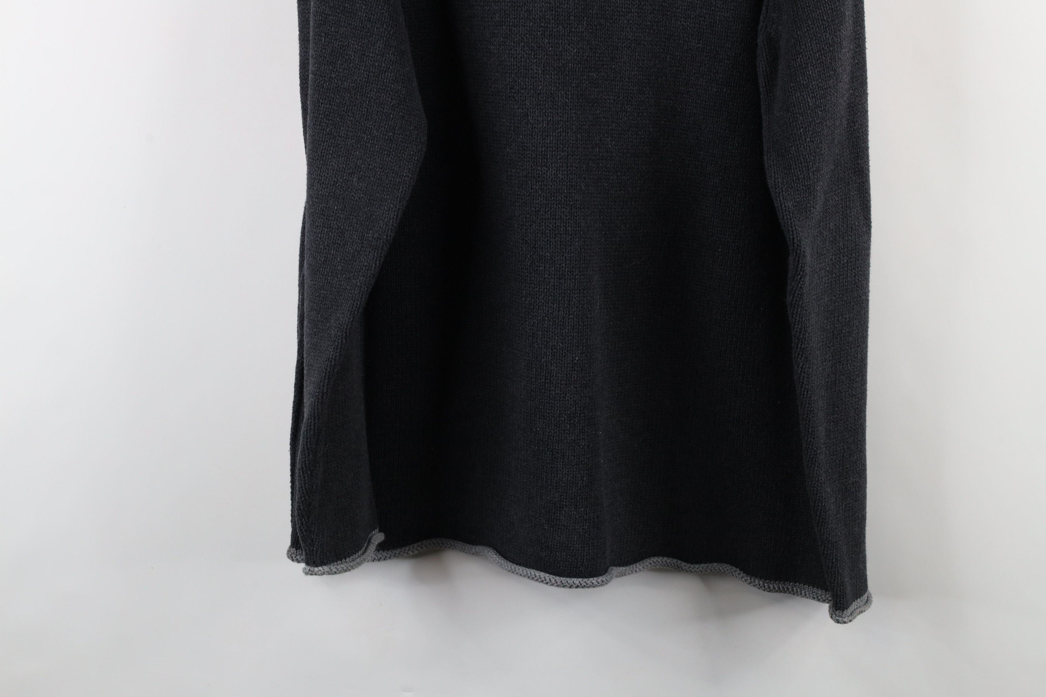 Vintage Vintage 90s Streetwear Blank Cotton Marled Knit Sweater Gray Size US L / EU 52-54 / 3 - 11 Thumbnail