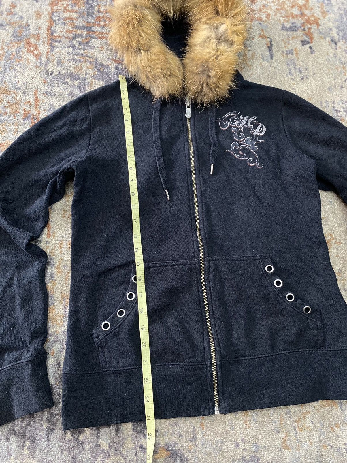 Harley Davidson × If Six Was Nine × Vintage Fur Hoodie studdet harley davidson Lgb Styled Size US M / EU 48-50 / 2 - 8 Thumbnail