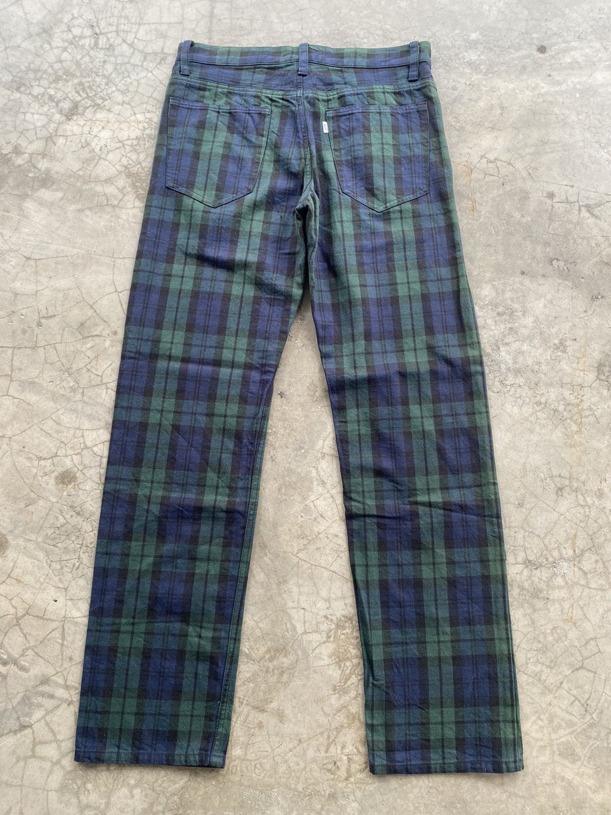 Beams Plus × Hysteric Glamour × Tornado Mart Vintage Beams Boy Japan Tartan Plaid Jeans p177 Size US 31 - 8 Thumbnail