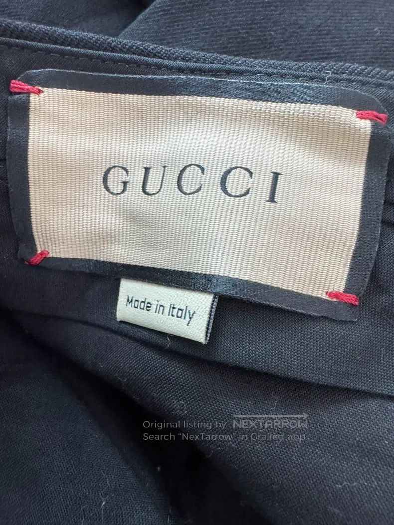 Gucci Gucci Black straight suit trousers Size 25" / US 0 / IT 36 - 3 Thumbnail
