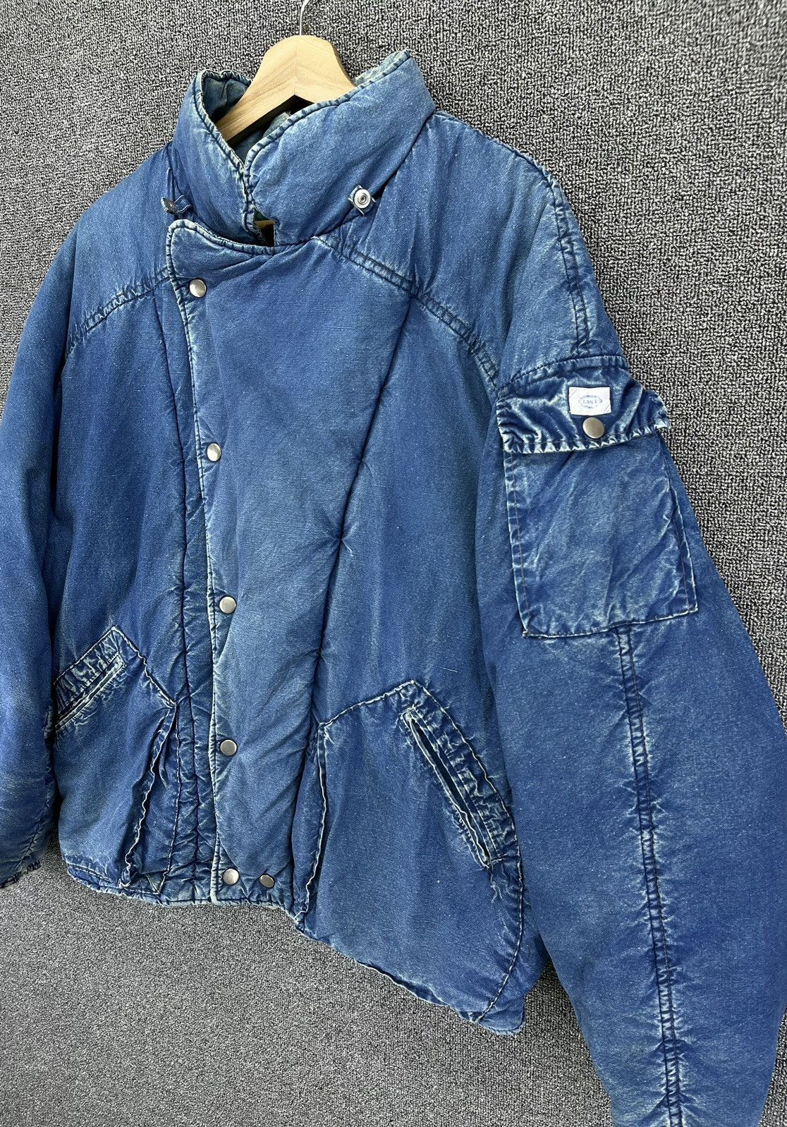 Marithe + Francois Girbaud Vintage Marithe Francois Girbaud Closed Sherpa Denim Jacket Size US L / EU 52-54 / 3 - 5 Thumbnail