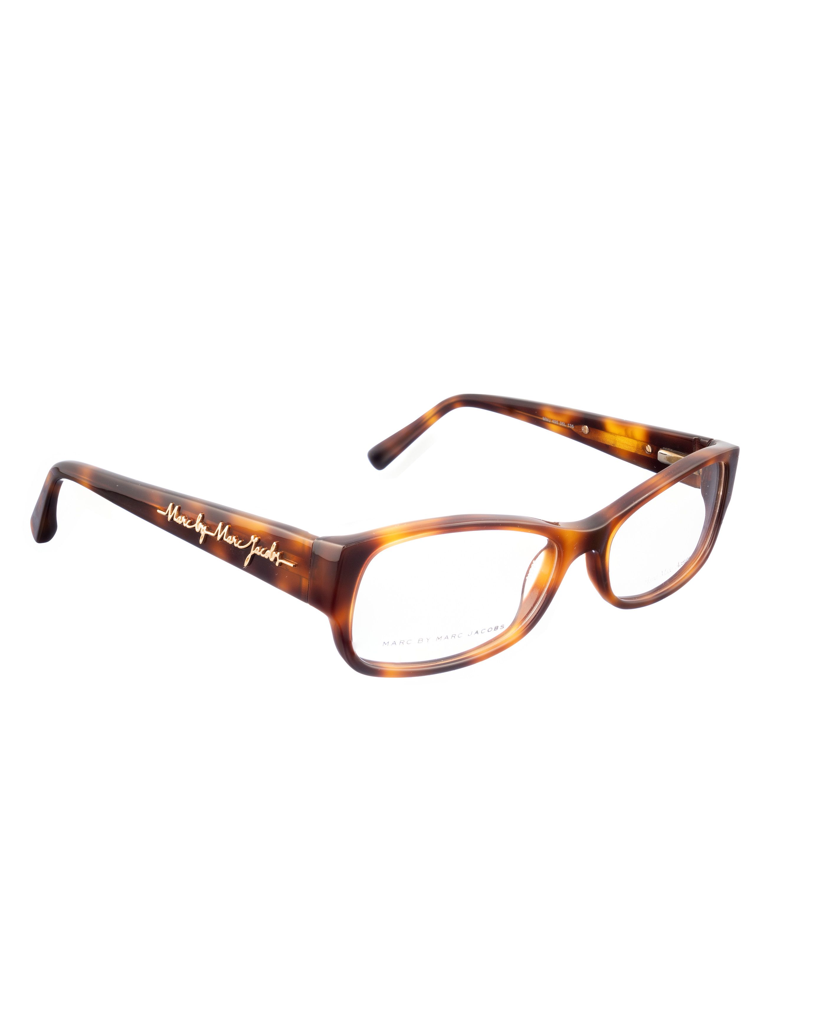 Marc by Marc Jacobs Marc by Marc Jacobs 00s Havana Brown Plastic Glasses Size ONE SIZE - 1 Thumbnail