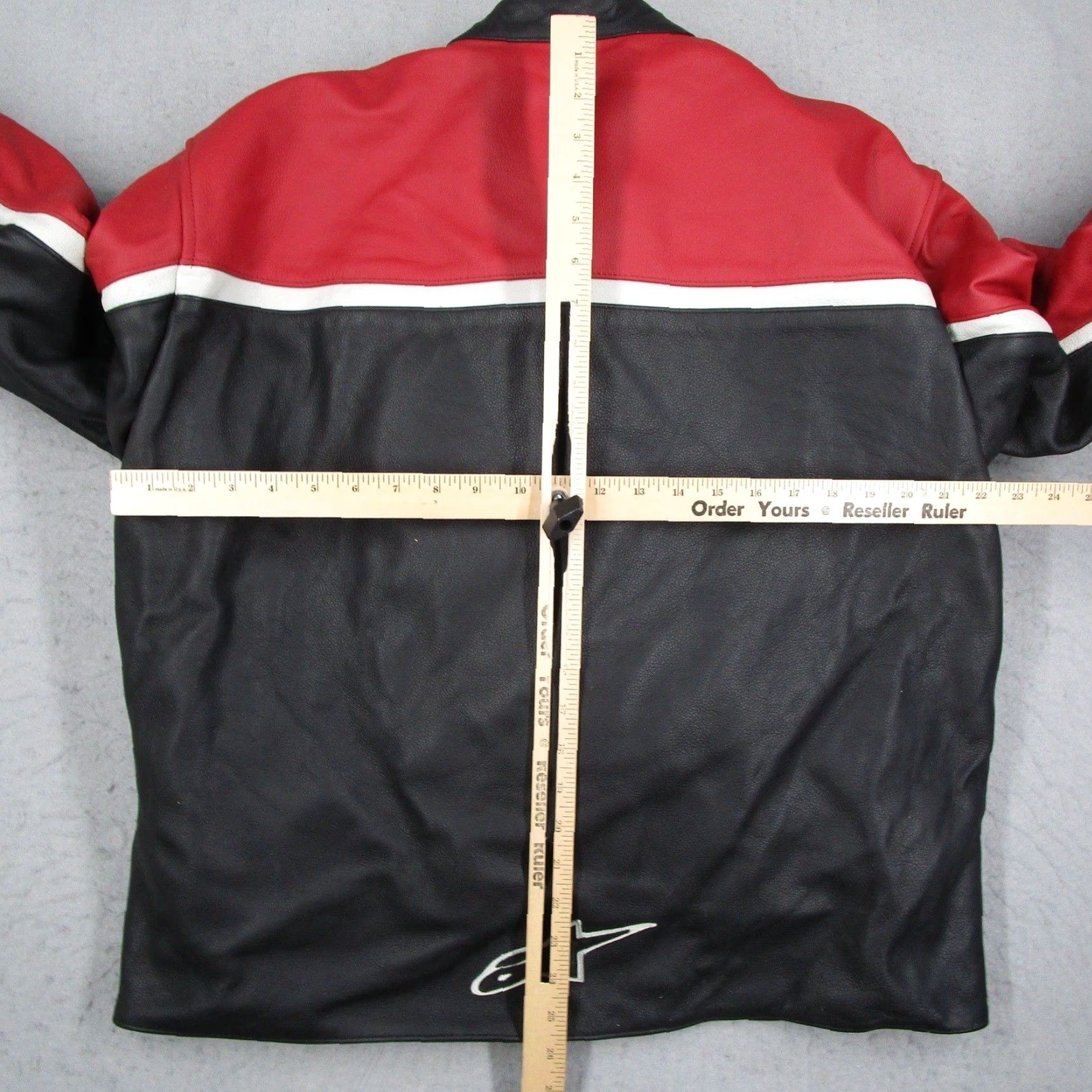 Alpinestars Alpinestars Barcelona LHT Leather Motorcycle Jacket Mens 48 Red Black Zip Full Zip Pockets Leather Racing Riding 90s City Vintage? Size US M / EU 48-50 / 2 - 7 Thumbnail