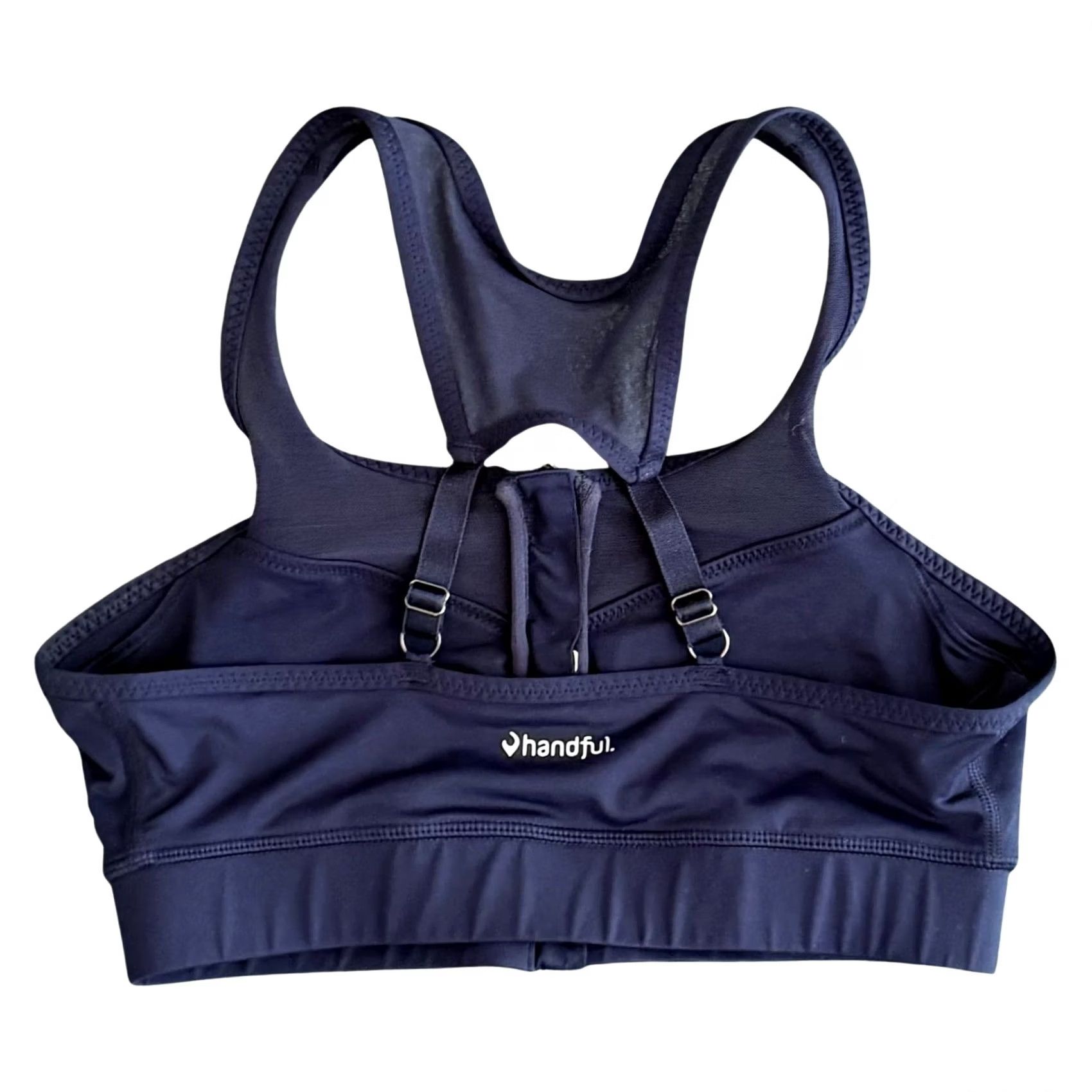 Vintage VINTAGE Handful High Impact The Closer Sports Workout Bra Night Swim Navy Small Size ONE SIZE - 5 Thumbnail
