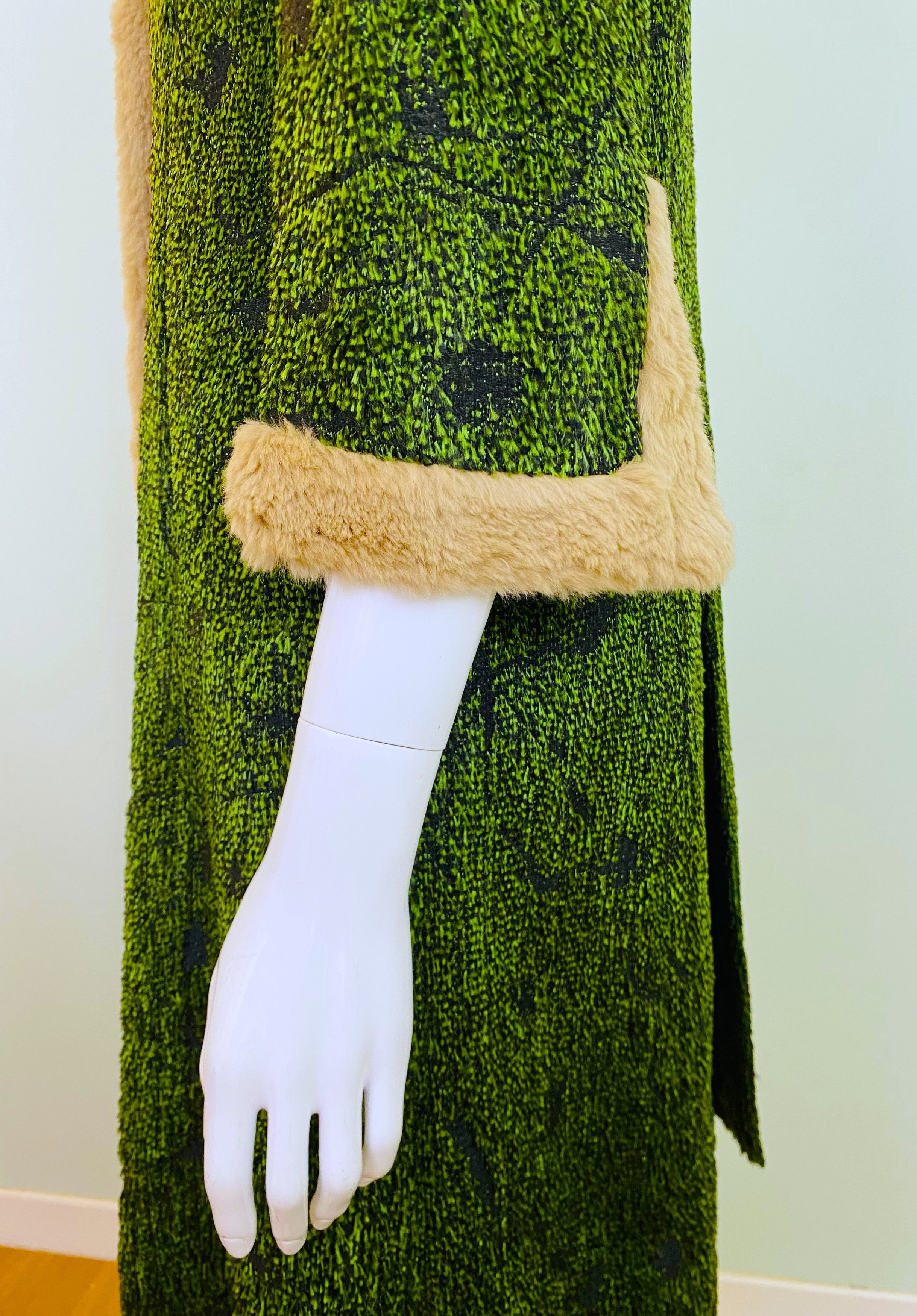 John Galliano JOHN GALLIANO F/W 2000 Rabbit Fur Runway Trimmed Jacket Coat Size M / US 6-8 / IT 42-44 - 11 Thumbnail