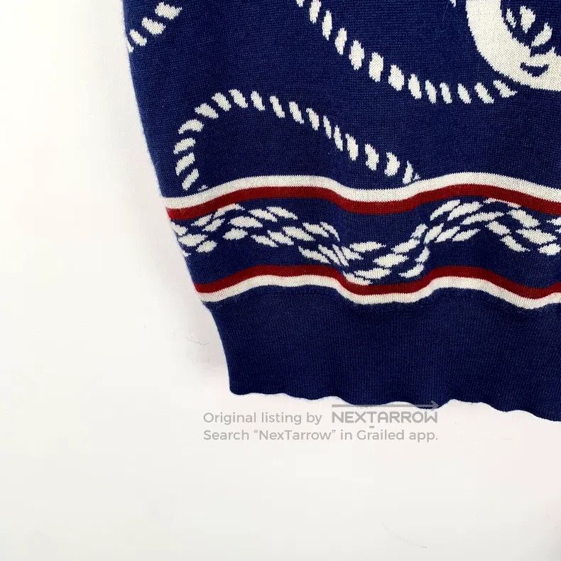 Hermes Hermes Blue Pig Nose Silk Cashmere Knit Short Sleeve Size XS / US 0-2 / IT 36-38 - 5 Thumbnail