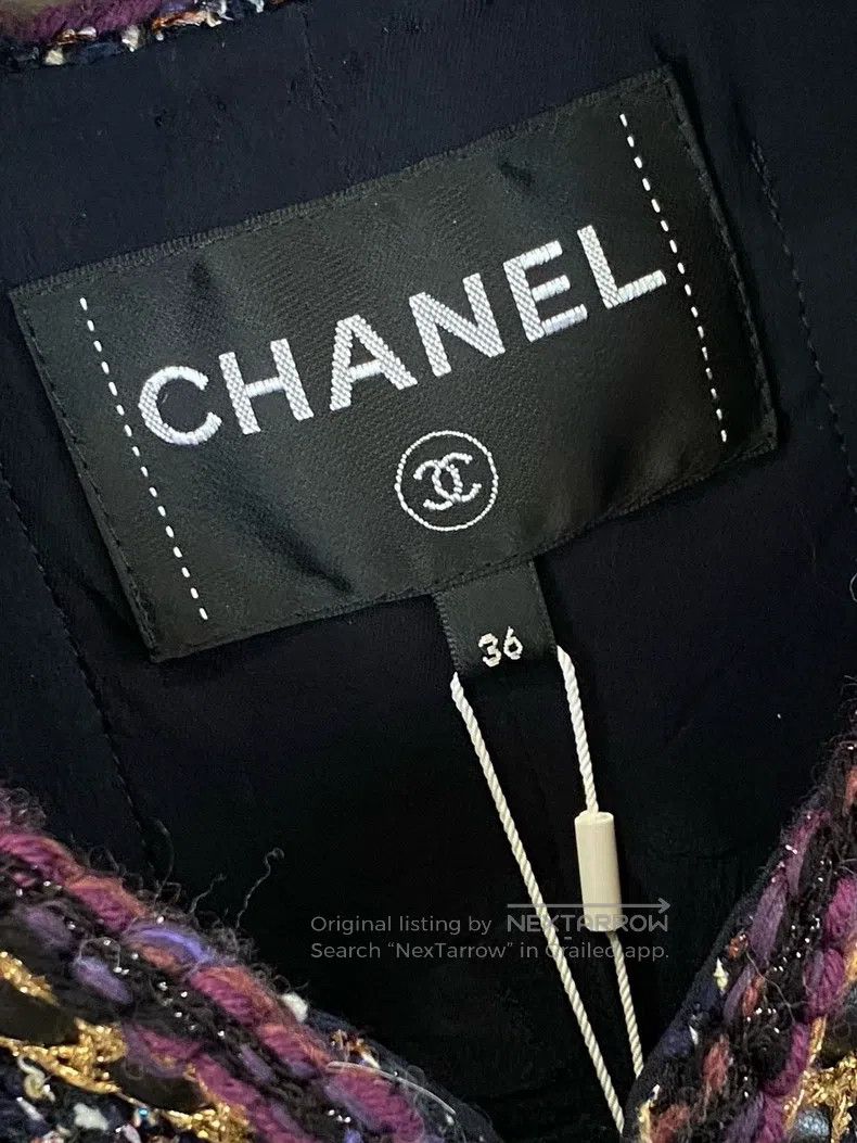 Chanel Chanel 21a Women's Castle Berry Embroidered Sequin Jacket Size XS / US 0-2 / IT 36-38 - 5 Thumbnail