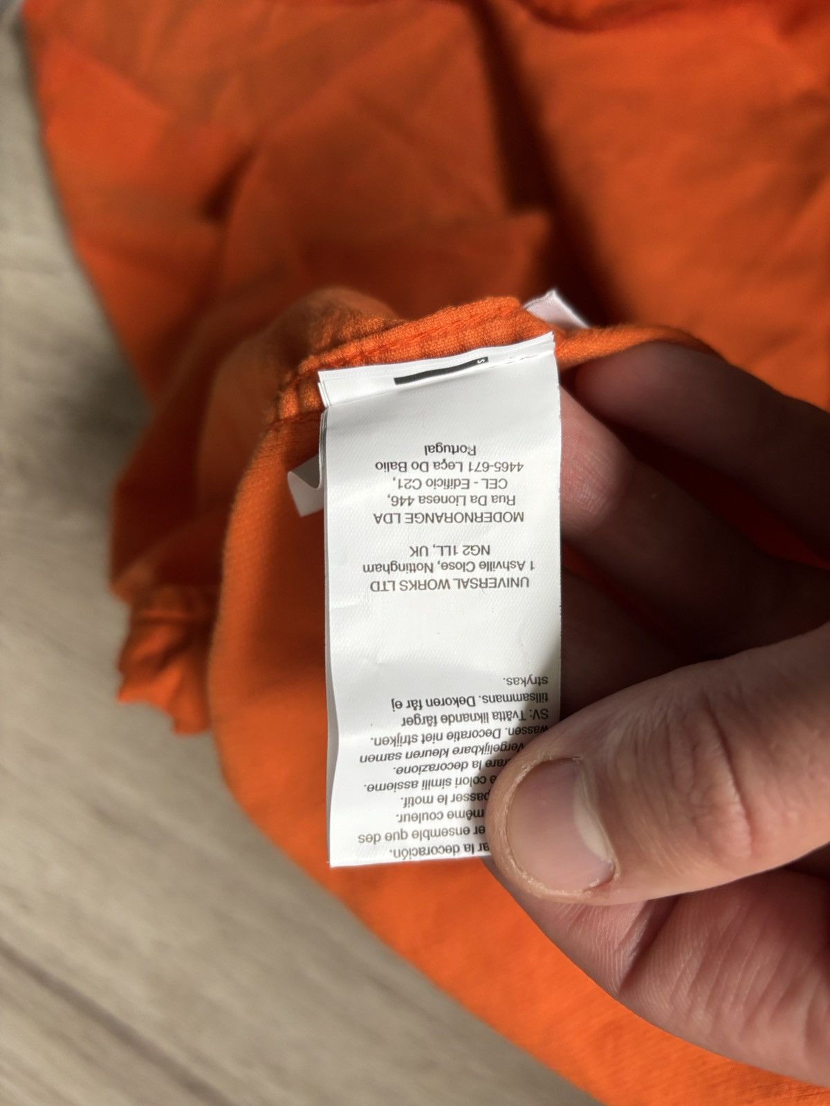 Universal Works Universal Works Mens in Worker Shirt Orange Super Fine Cord Size US XL / EU 56 / 4 - 12 Thumbnail