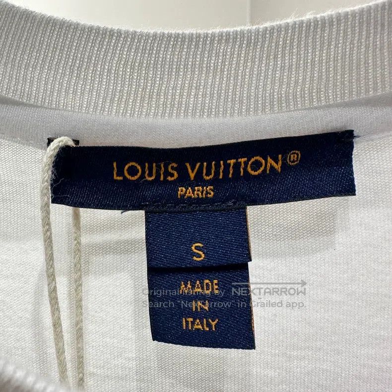 Louis Vuitton Louis Vuitton Chain slogan letter short sleeve Size US S / EU 44-46 / 1 - 3 Thumbnail