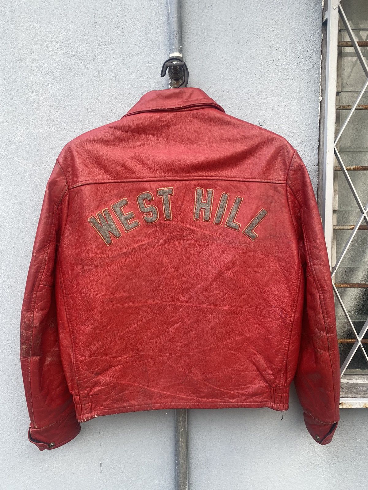 Vintage Vintage 81’ West Hill Football Leather Jacket Size US M / EU 48-50 / 2 - 15 Thumbnail