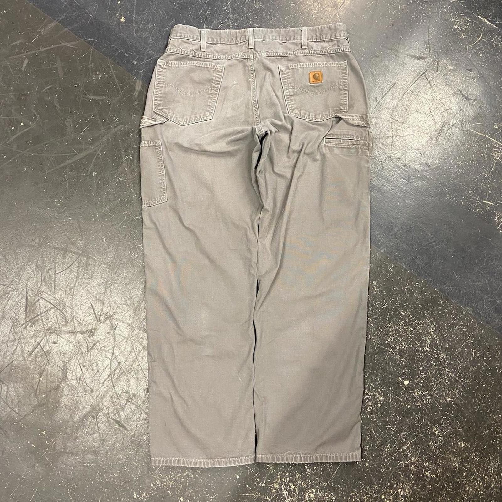 Carhartt Grey Carhartt Loose Fit Work Pants Size US 38 / EU 54 - 1 Thumbnail