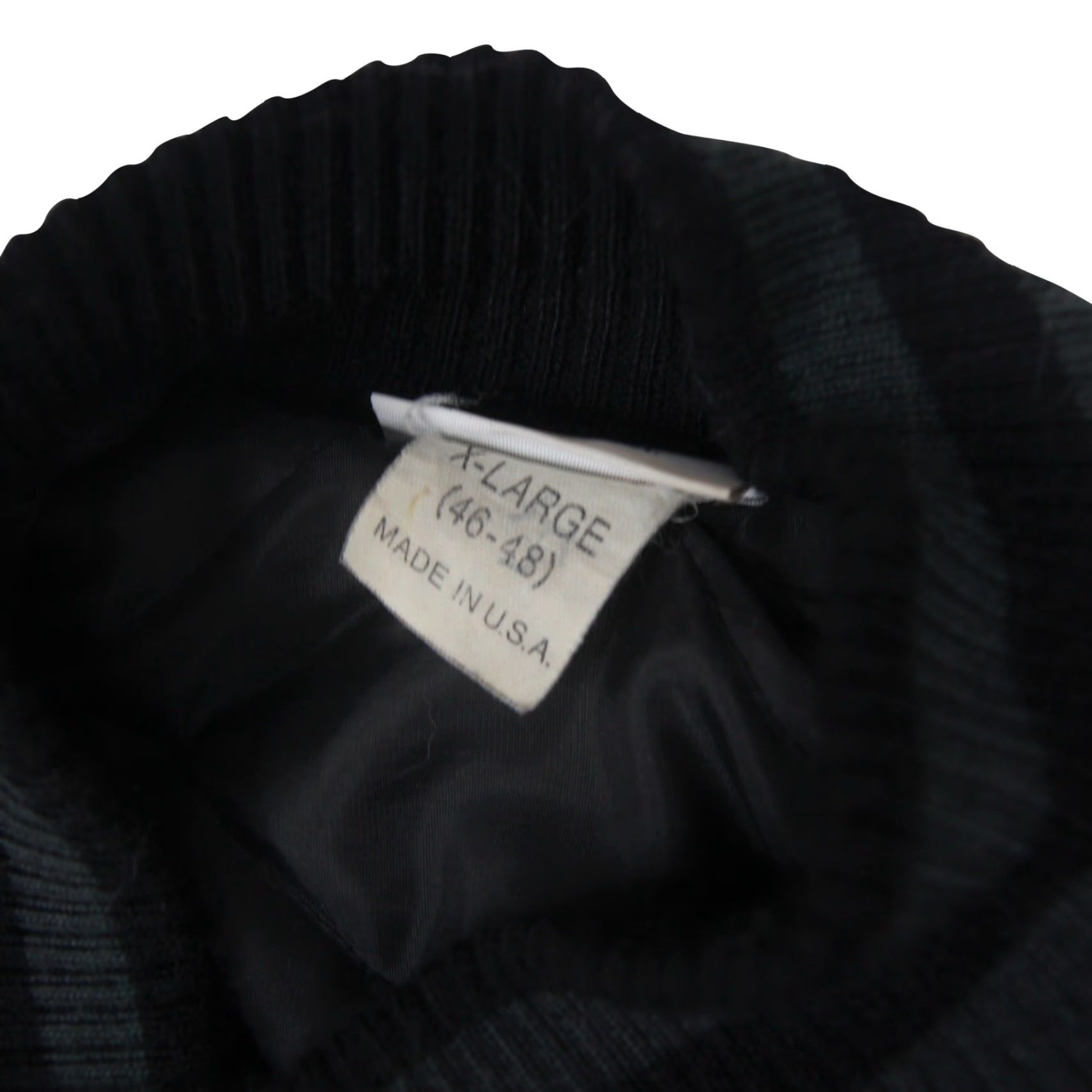 Avia VINTAGE AVIA Sportswear Mens XL Wool Bomber Jacket USA Made Black Coat Size US XL / EU 56 / 4 - 5 Thumbnail