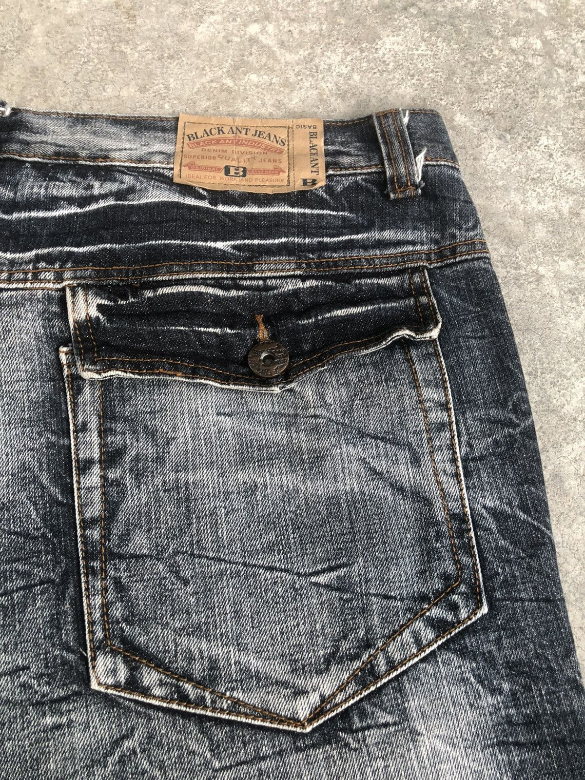 If Six Was Nine Japanese Black ant Flared Jeans Distressed Jeans Size US 38 / EU 54 - 17 Thumbnail