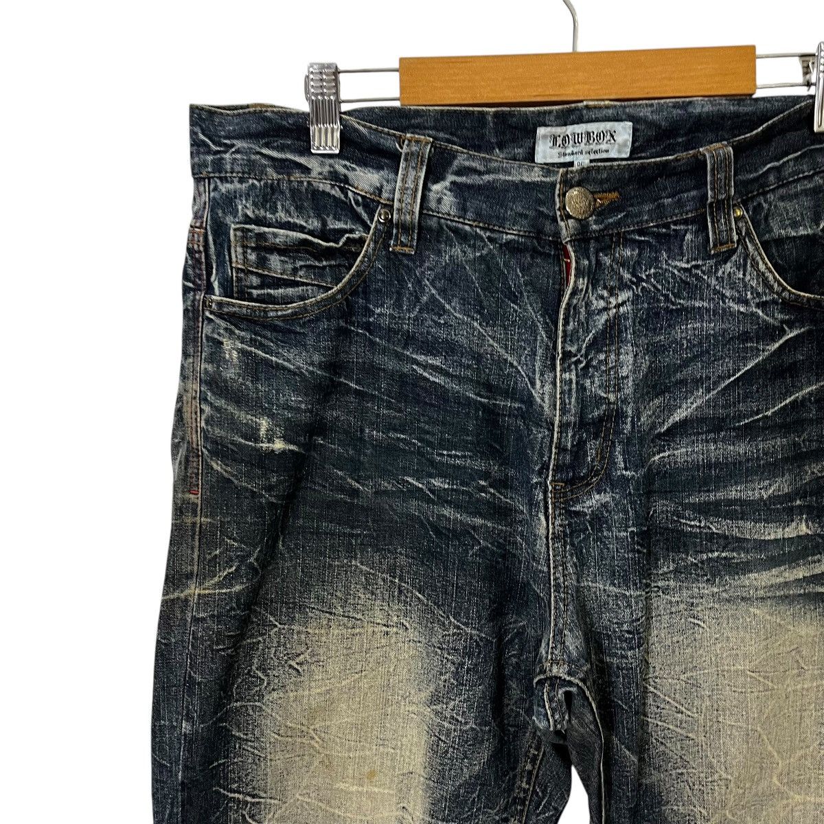 LOWBOX Vintage Lowbox Rare Faded Denim Jeans Size US 34 / EU 50 - 3 Thumbnail