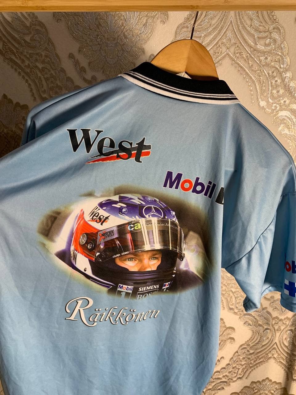 Formula 1 VERY RARE MERCEDES BENZ KIMI RAIKKONEN RACING T-SHIRT NASCAR Size US S / EU 44-46 / 1 - 6 Thumbnail