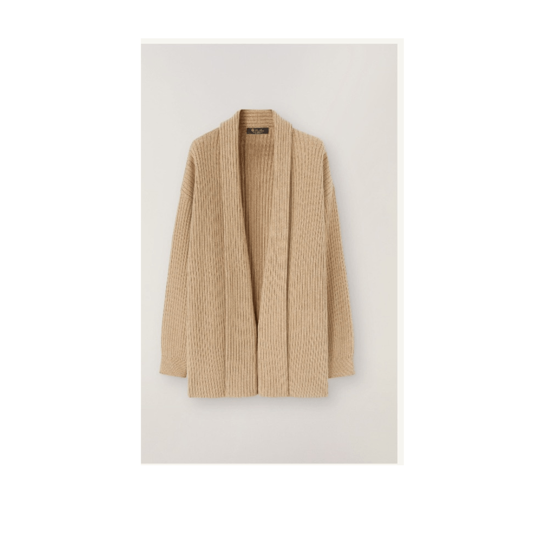Loro Piana o1srvl11e1224 Mellbreak Cardigan in Camel Size M / US 6-8 / IT 42-44 - 1 Thumbnail