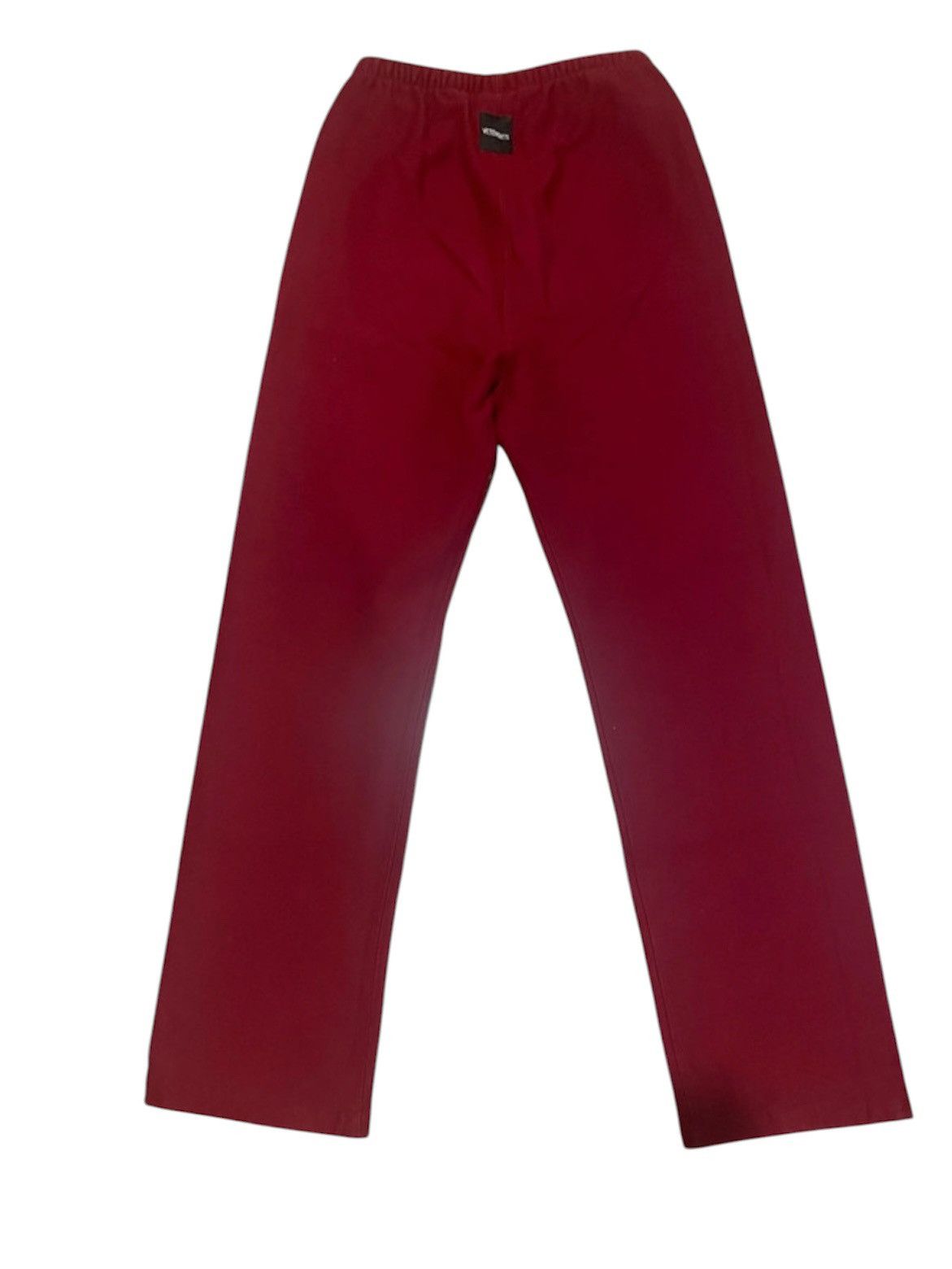 Vetements Vetements AW19 Red Logo Sweatpants Size US 32 / EU 48 - 2 Thumbnail