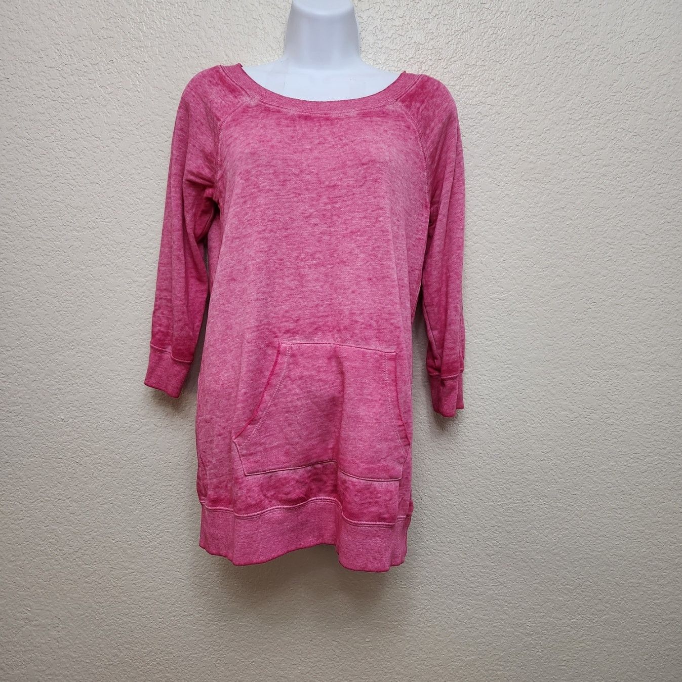 Other Cato Active Pink Heathered Raglan 3/4 Sleeves Sweatshirt XS Size XS / US 0-2 / IT 36-38 - 1 Thumbnail
