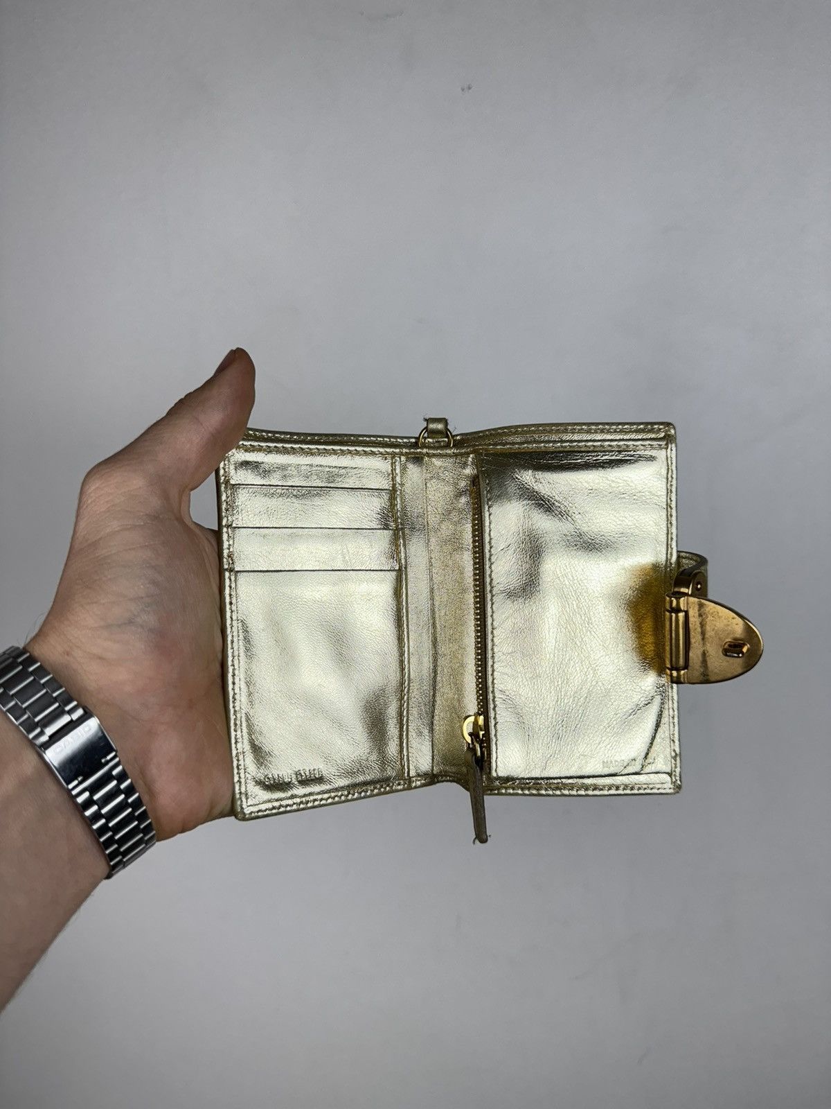 Miu Miu Leather wallet Miu Miu y2k original streetwear luxury Size ONE SIZE - 2 Thumbnail