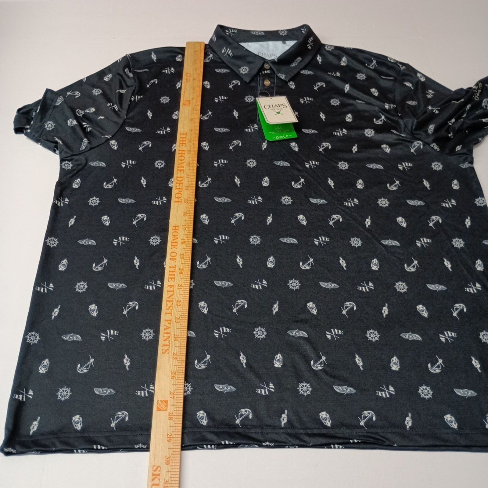 Chaps Chaps Golf Polo Shirt Men's Size 2XL Navy Moisture Wick Size US XXL / EU 58 / 5 - 6 Thumbnail