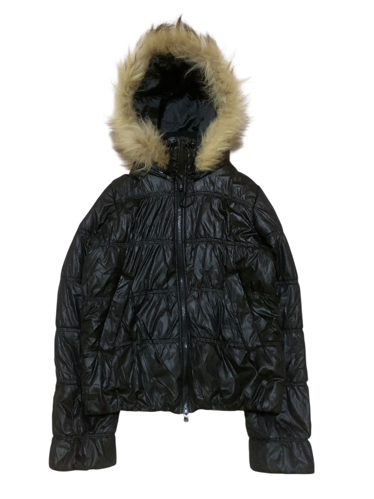 Le Grande Bleu (L.G.B.) T.T.U puffer raccoon fur hooded jacket double layer Size US S / EU 44-46 / 1 - 4 Thumbnail