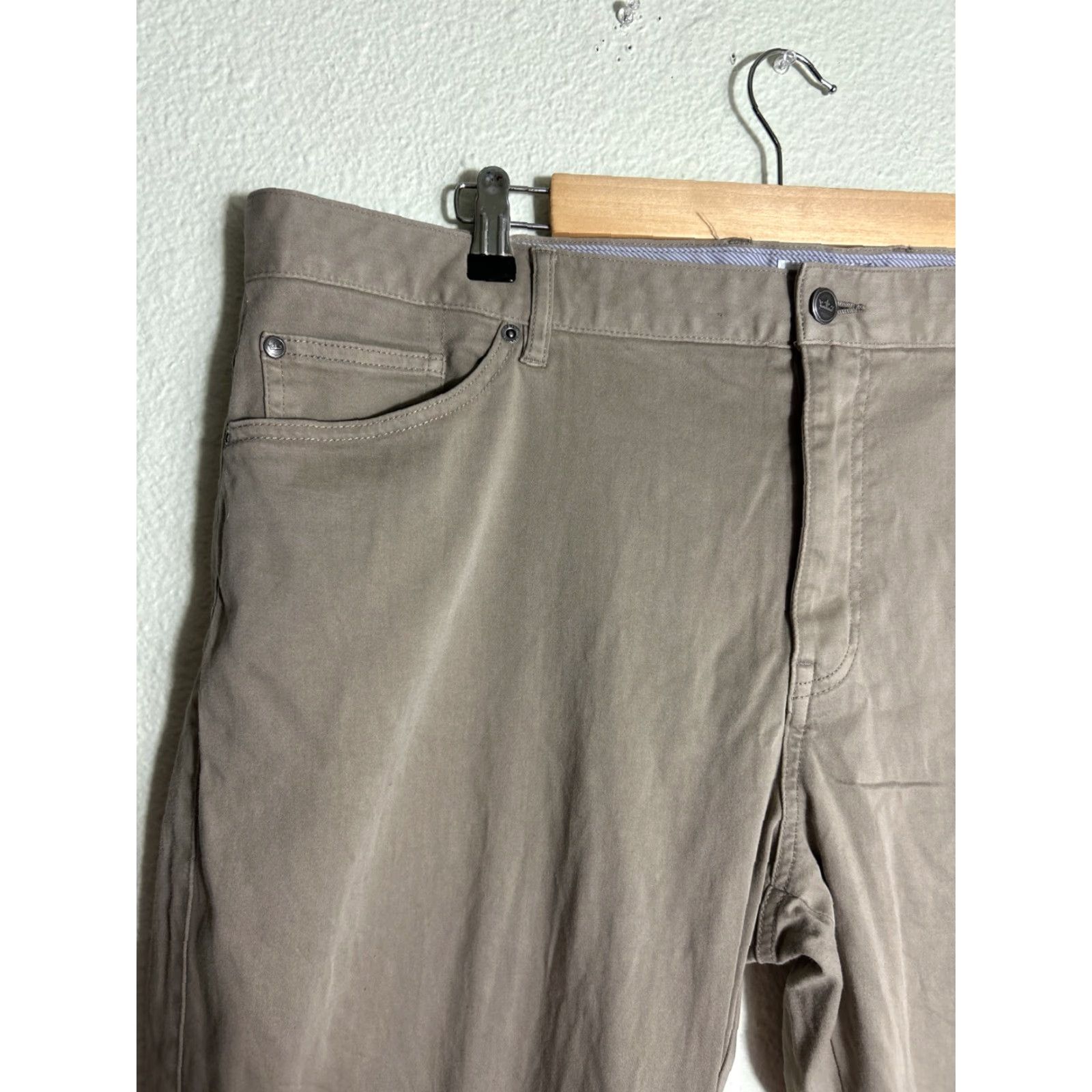 Peter Millar Peter Millar Ultimate Sateen 5-Pocket Pants Mens 42x31 Beige Khaki 5 Pocket Chino Casual Formal Business Travel Wedding Size US 42 / EU 58 - 4 Thumbnail
