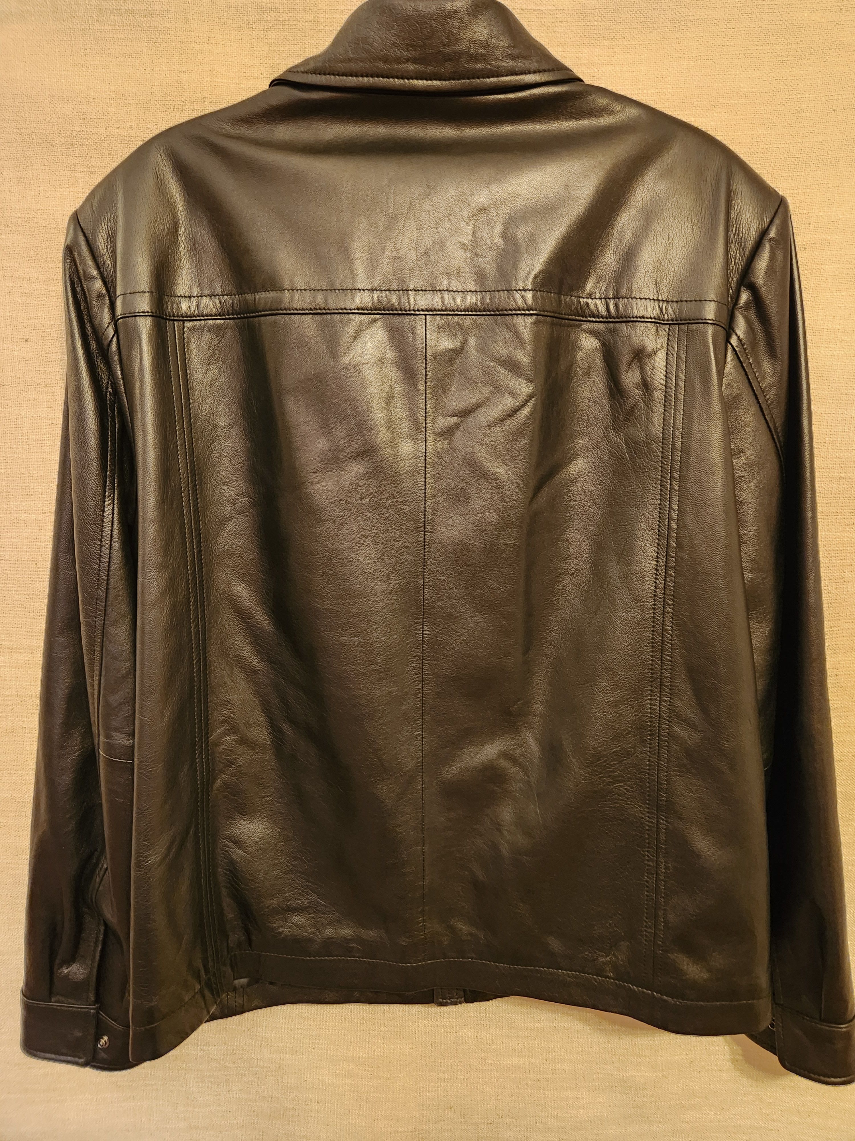 Murano NWOT Genuine Lamb Skin Leather Jacket Size US L / EU 52-54 / 3 - 2 Thumbnail
