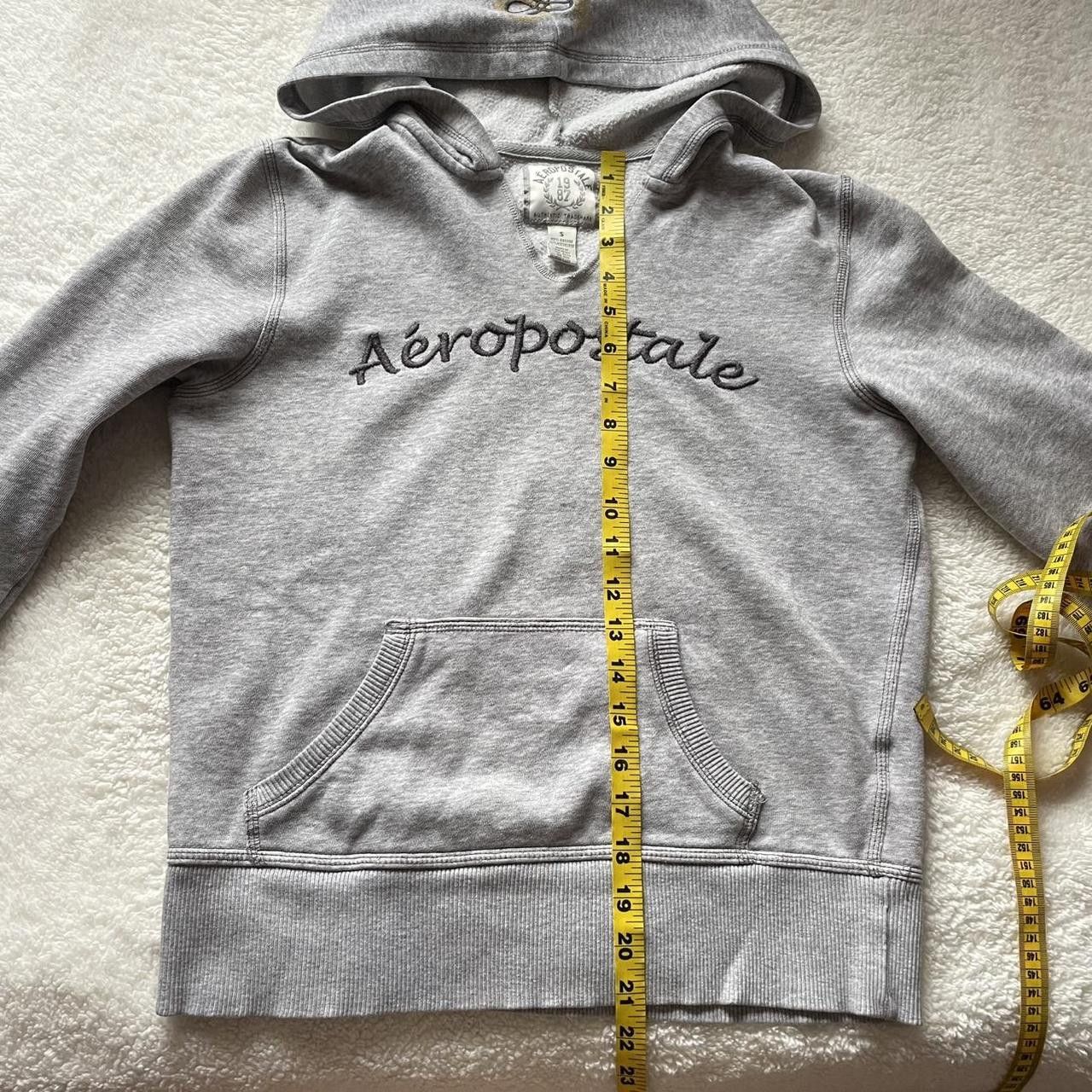 Aeropostale Vintage Grey Oversized Aeropostale Hoodie Size Small Size S / US 4 / IT 40 - 5 Thumbnail
