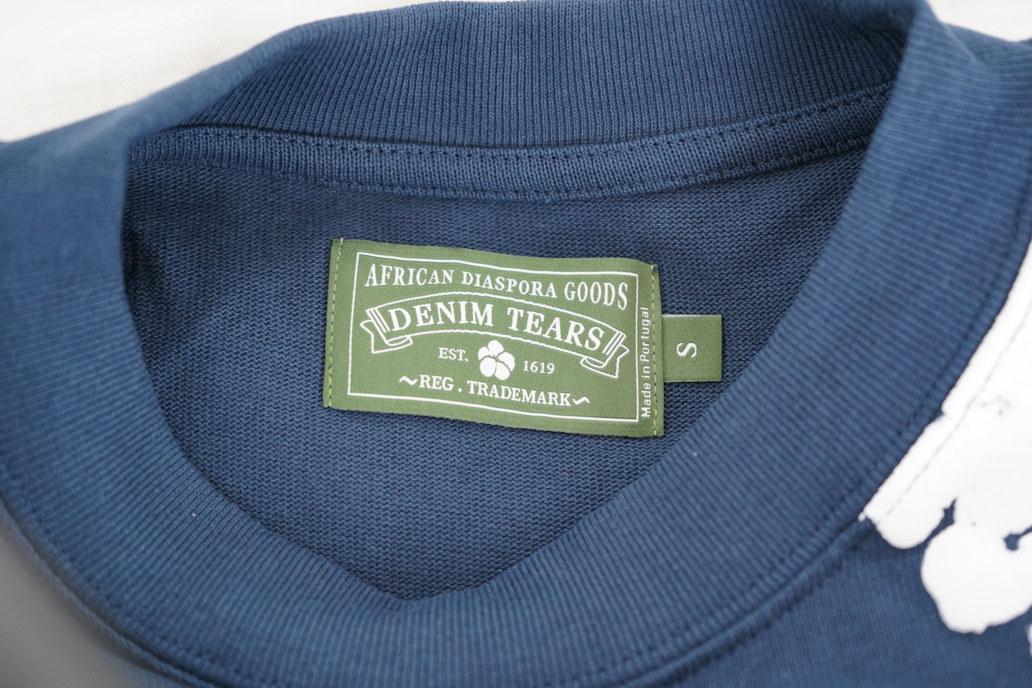 DENIM TEARS Denim Tears Long-Sleeve Wreath Tee Navy S Size US S / EU 44-46 / 1 - 4 Thumbnail