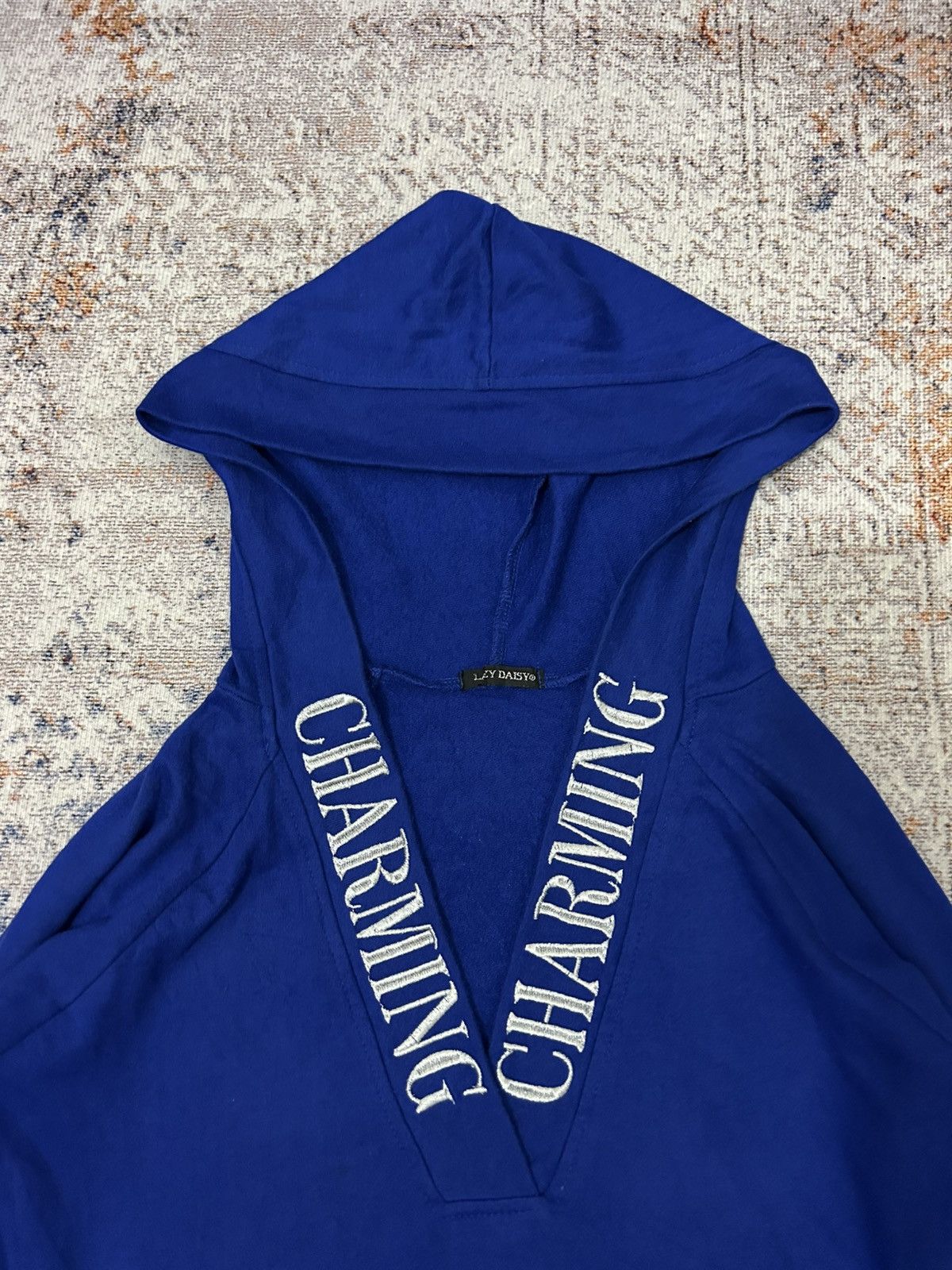 If Six Was Nine × Japanese Brand × Le Grande Bleu (L.G.B.) Lazy Daisy Croos Poem Hoodie Size US M / EU 48-50 / 2 - 7 Thumbnail