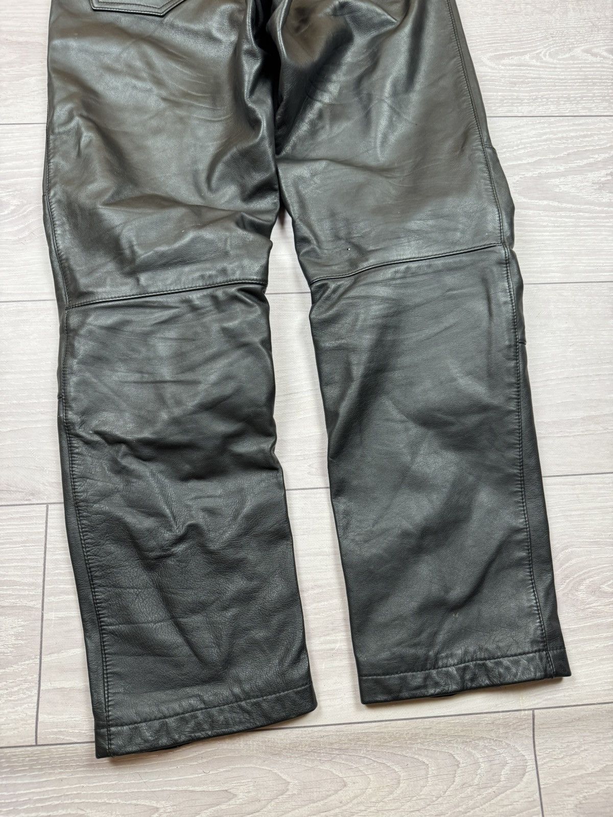 BMW Vintage Leather Moto pants BMW size 48 Size US 32 / EU 48 - 6 Thumbnail