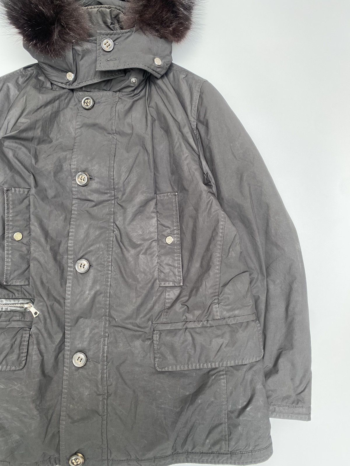 Cortigiani Cortigiani- Canadian Marmot Fur Leather-Trimmed Parka Size US L / EU 52-54 / 3 - 3 Thumbnail