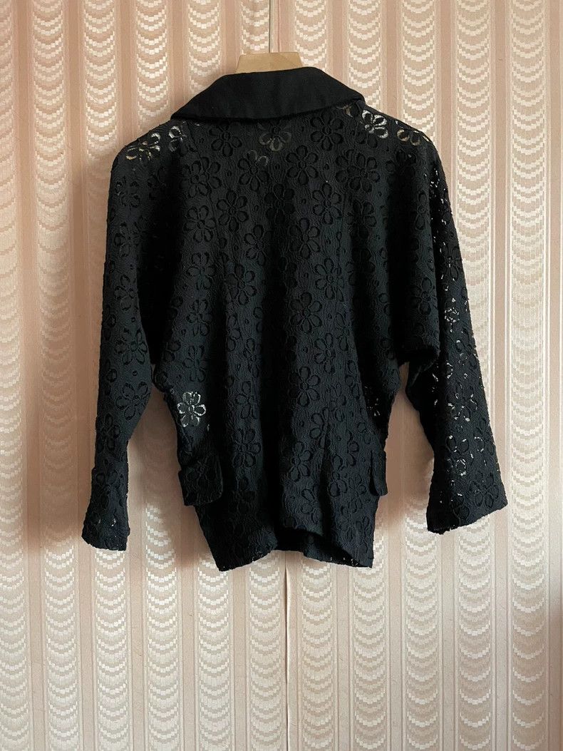 Comme Des Garcons Black Women's Cutout Jacket Lace Jacket