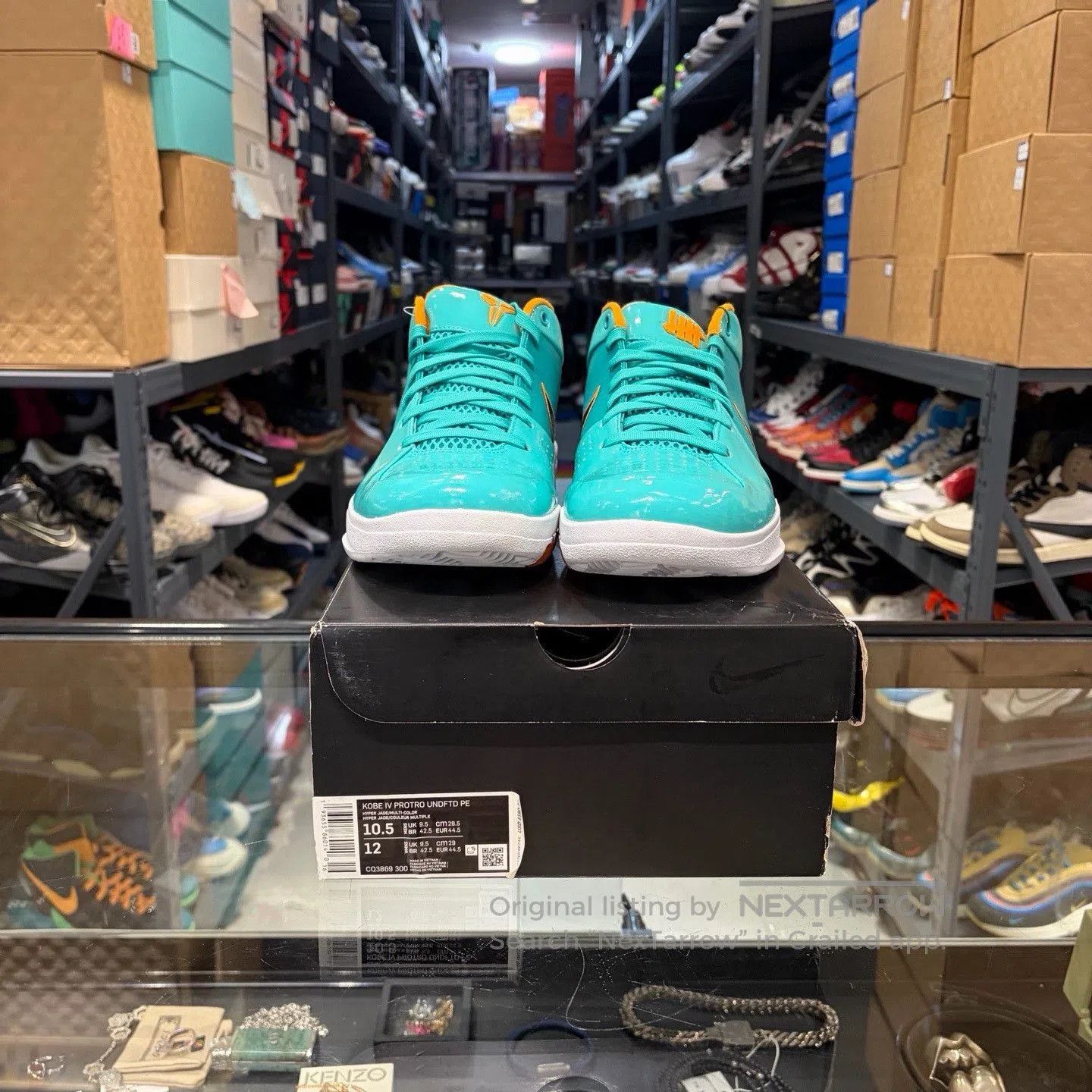 Nike UNDEFEATED x Nike Zoom Kobe 4 Protro. Size US 11 / EU 44 - 2 Thumbnail