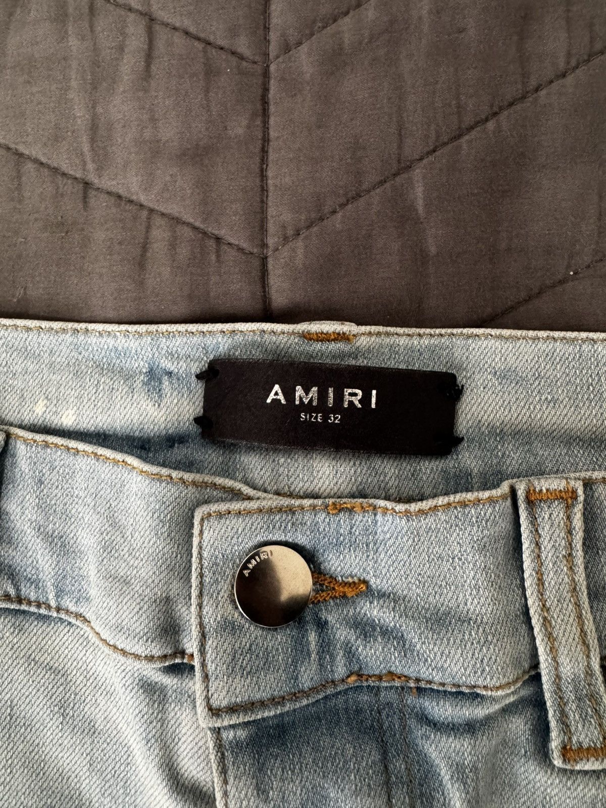 Amiri Amiri Distressed Bleached Jeans - Size 32 Size US 32 / EU 48 - 3 Thumbnail
