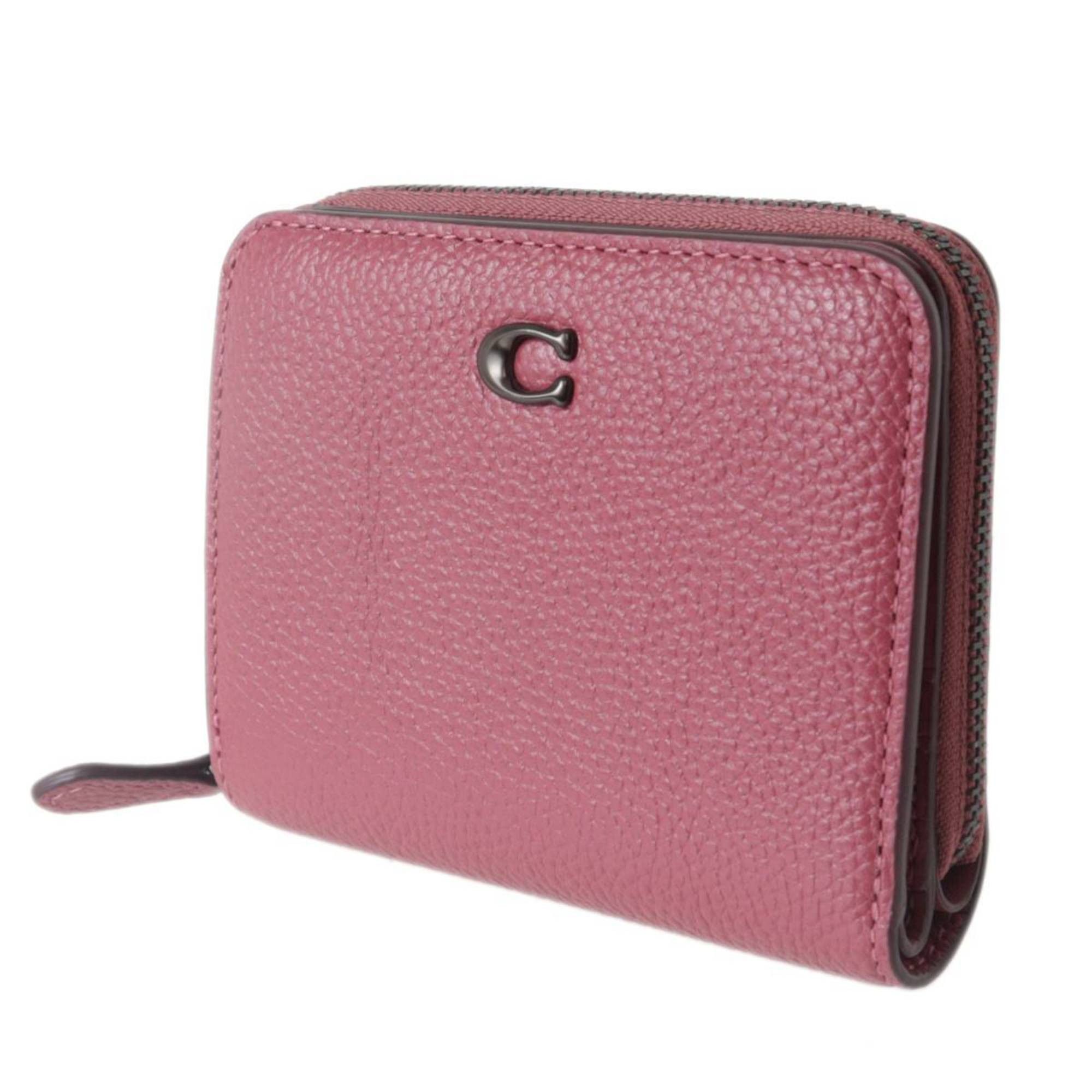 COACH Round Zip Bi-Fold Wallet