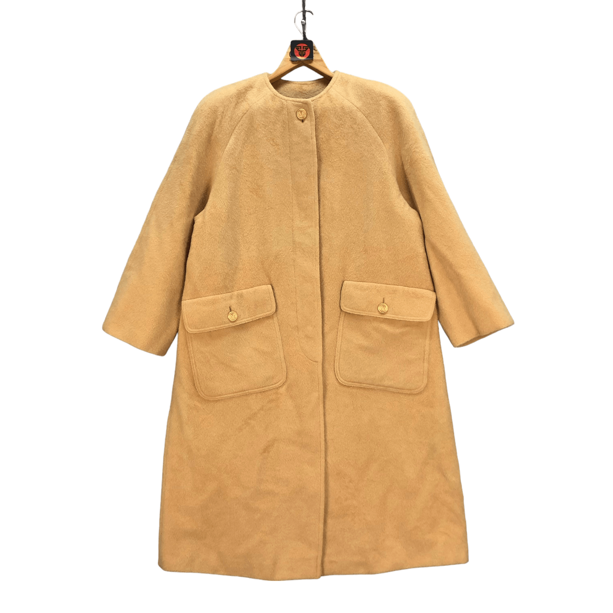 Valentino VALENTINO GARAVANI MISS V MOHAIR WOOL LONG COAT #6849-91 Size S / US 4 / IT 40 - 1 Thumbnail