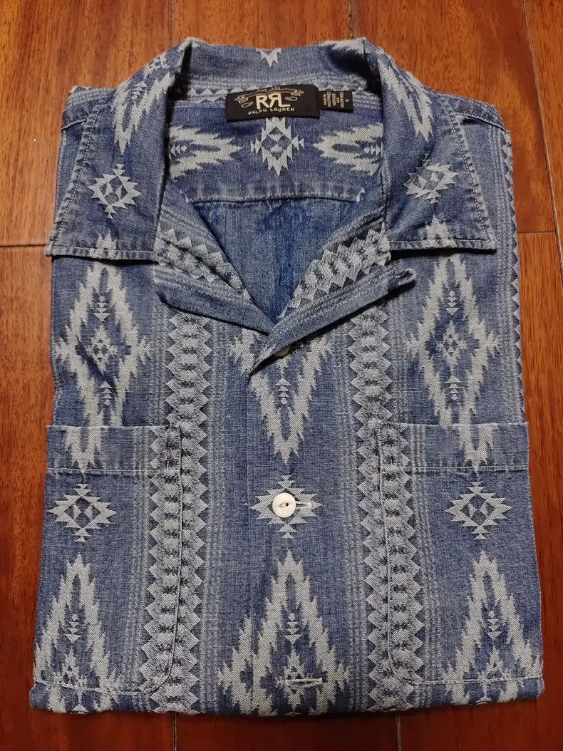 RRL Ralph Lauren RRL Ralph Lauren Old Indian Southwest Navajo style shirt C Size US M / EU 48-50 / 2 - 1 Thumbnail