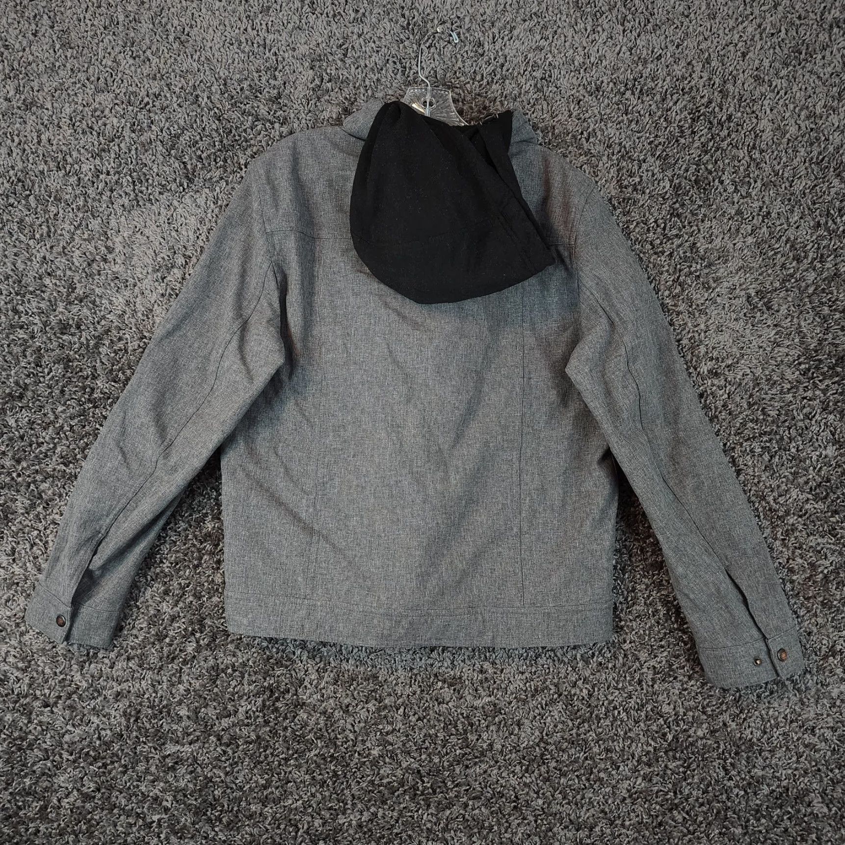 Levi's Levi Strauss Mens Gray Full Zip Long Sleeve Hooded Jacket Size M Size US M / EU 48-50 / 2 - 5 Thumbnail