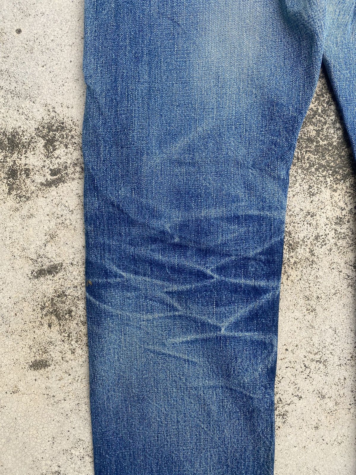 Blue Blue Japan × Japanese Brand × Le Grande Bleu (L.G.B.) Blue Blue Japan Distressed Selvedge Honeycomb Clawmark Denim Size US 29 - 20 Thumbnail