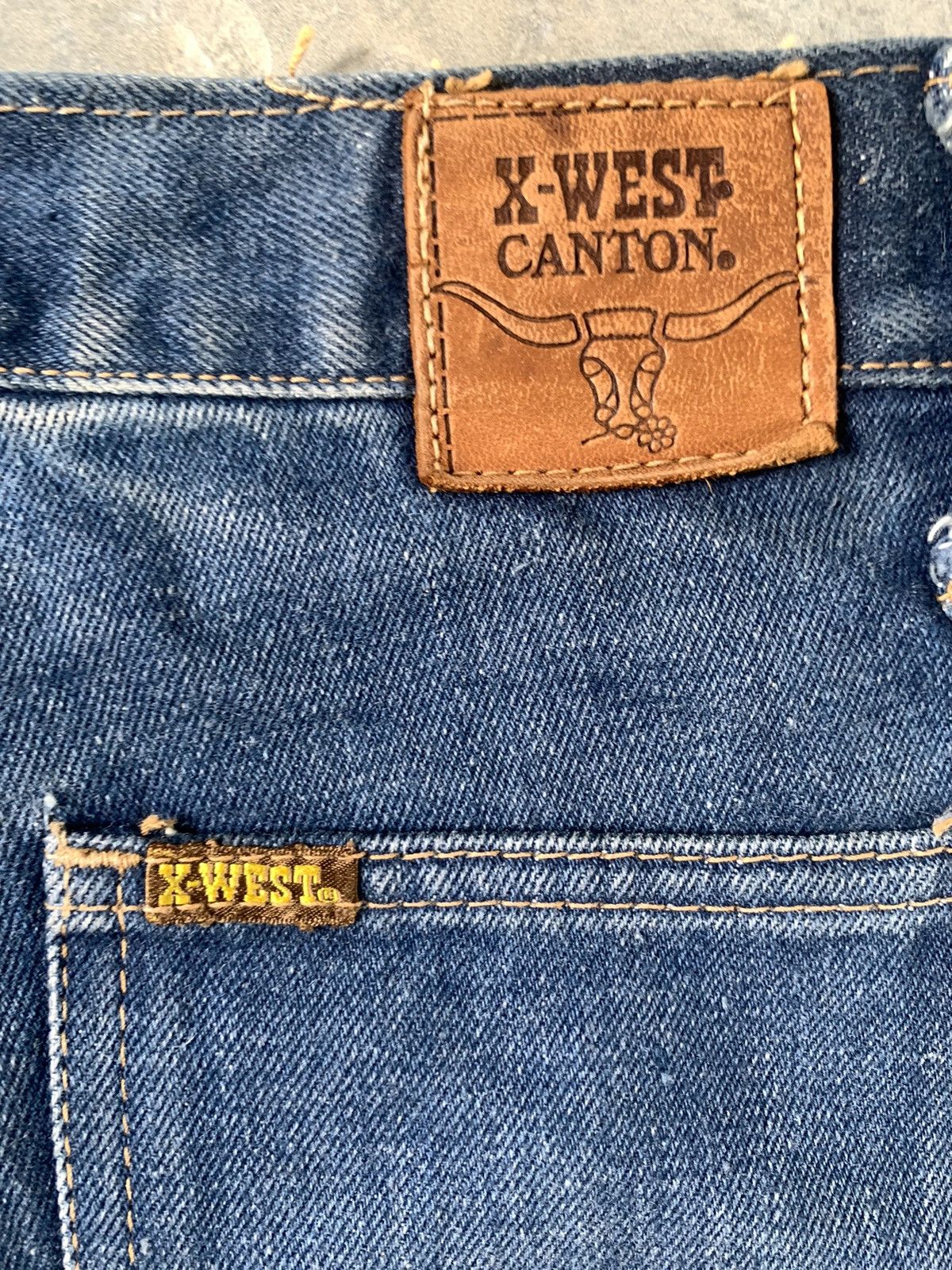 Vintage Super Flare Jeans Vintage 70's Bush Pant X-WEST CANTON USA Size US 32 / EU 48 - 15 Thumbnail