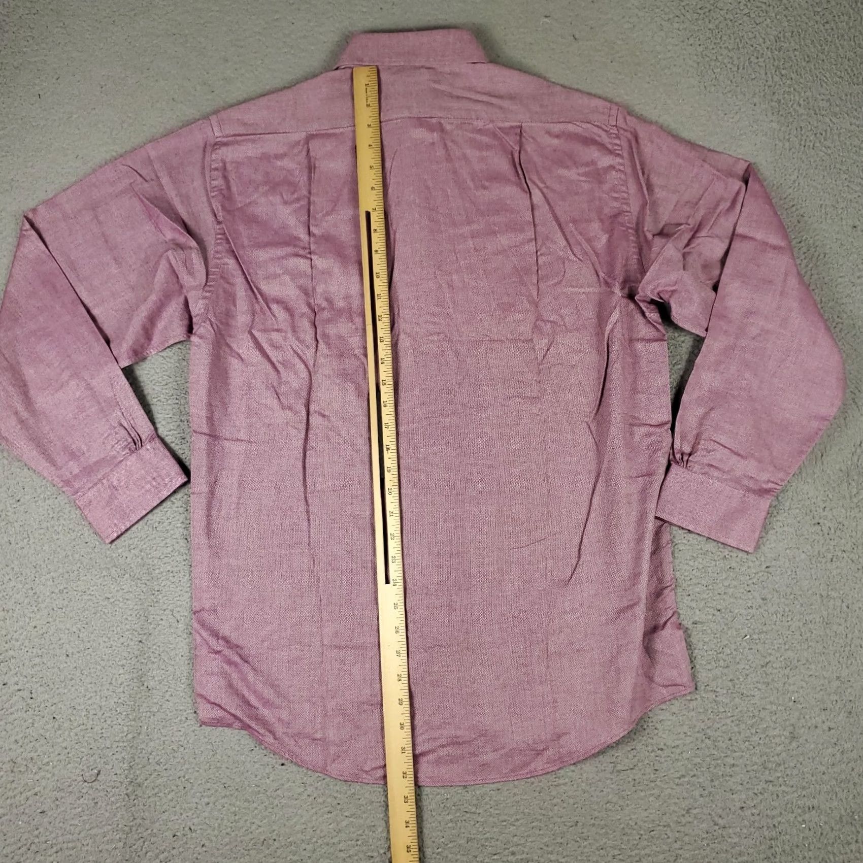 Brooks Brothers Brooks Brothers Shirt Mens 15.5 Purple Dress Button Up Long Sleeve Plaid Casual Formal Regular Classic Mens Size 42R - 3 Thumbnail